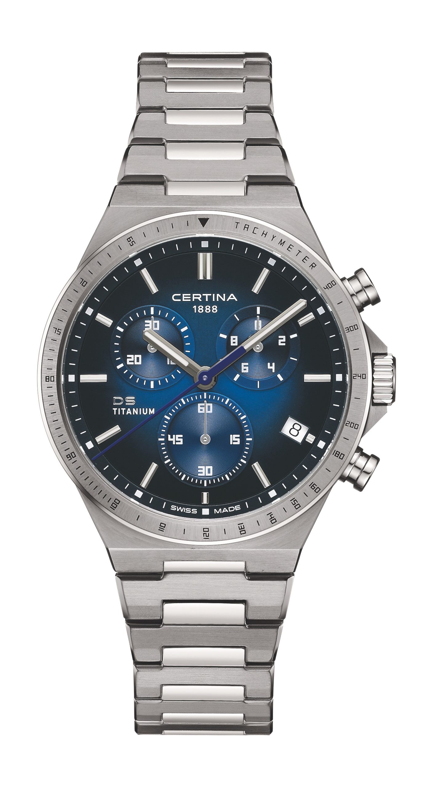 Certina DS-7 Chrono Padel Edition by Marta Ortega luxury timepiece - detailed view