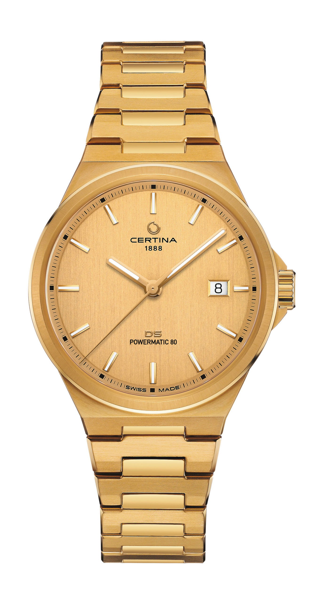 Certina DS-7 Powermatic 80 luxury timepiece - detailed view