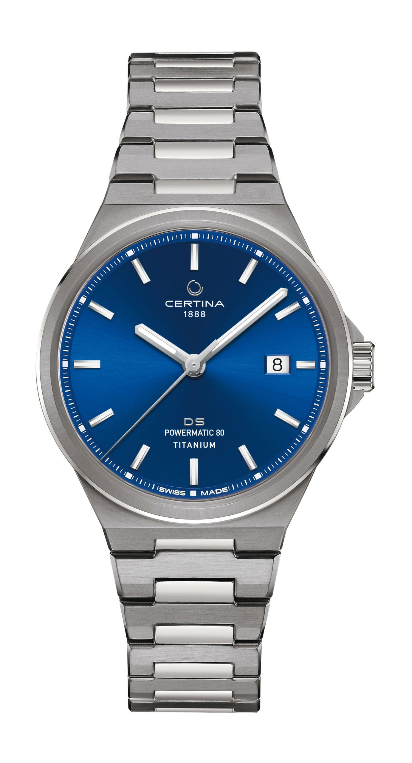 Certina DS-7 Powermatic 80 luxury timepiece - detailed view