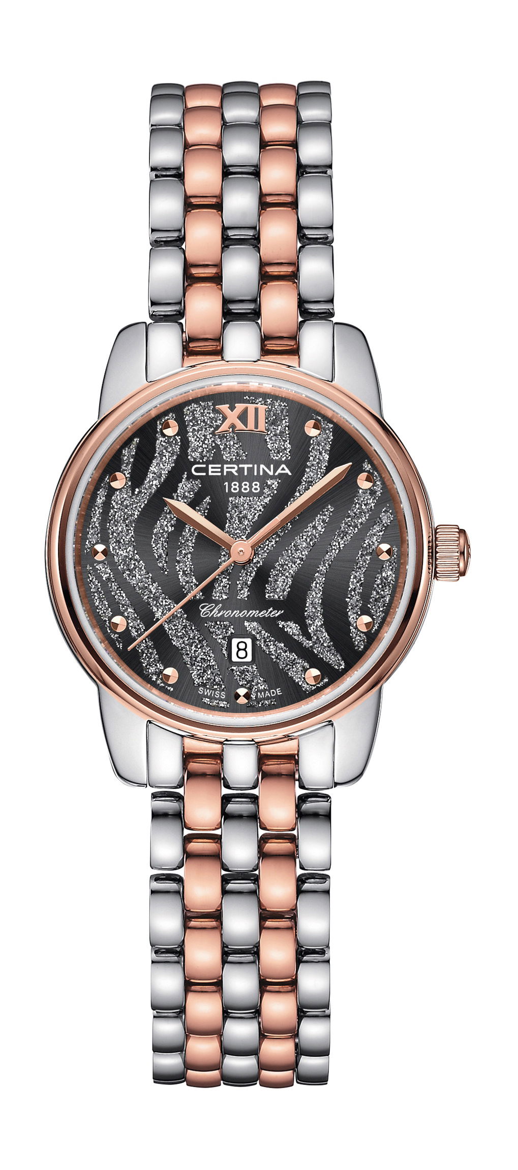 Certina DS-8 luxury timepiece - detailed view