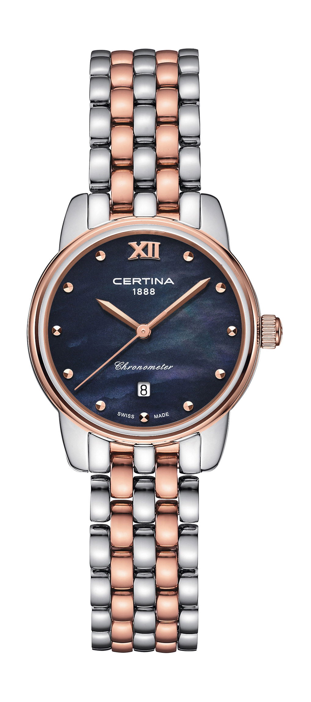 Certina DS-8 luxury timepiece - detailed view