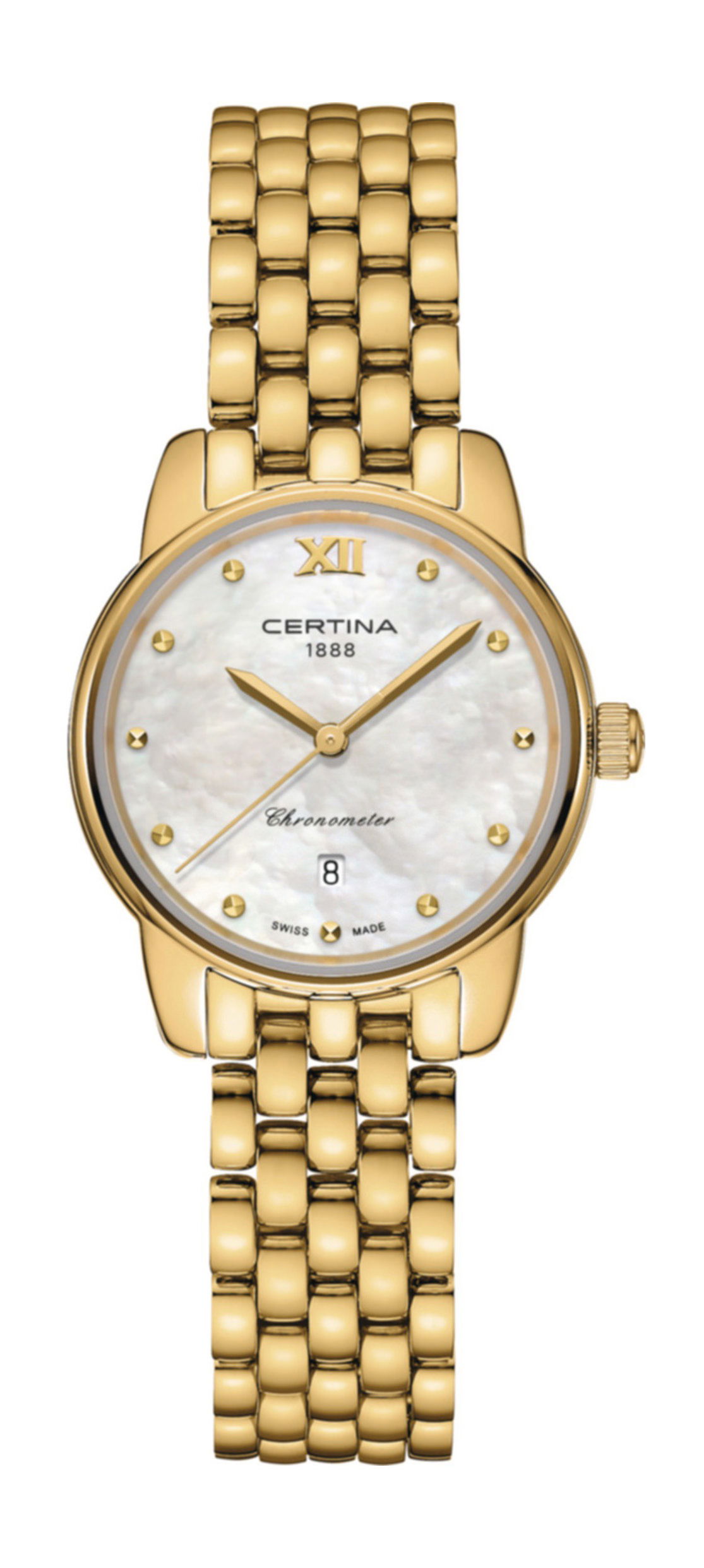 Certina DS-8 luxury timepiece - detailed view