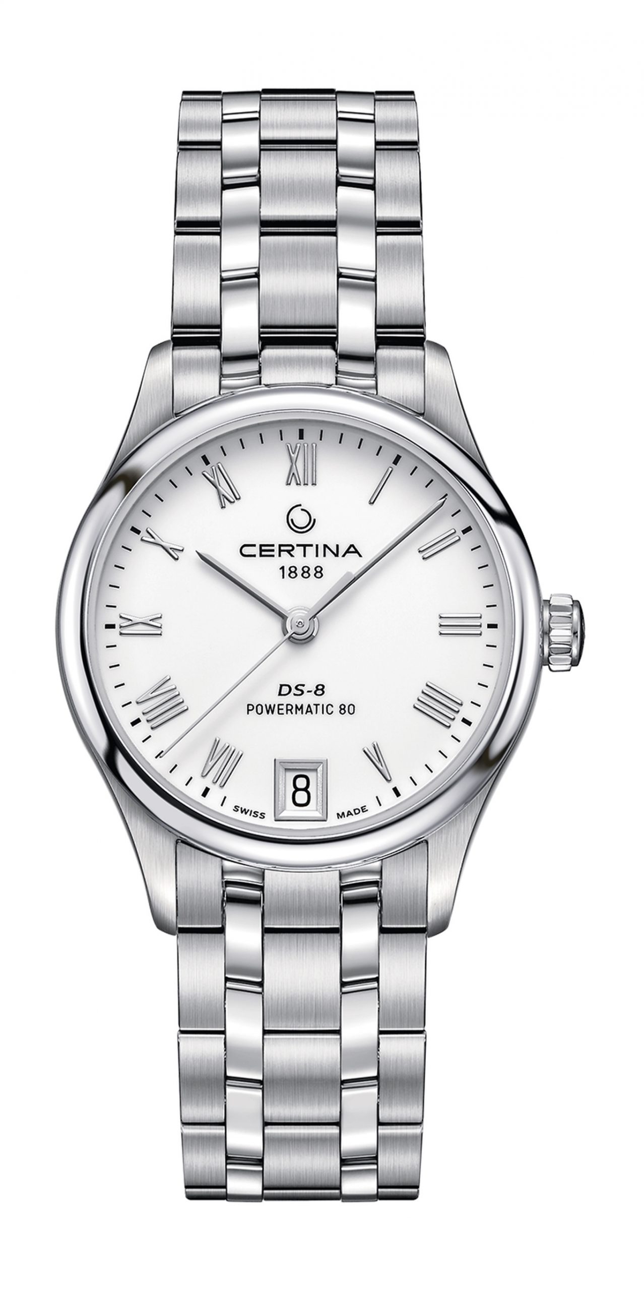 Certina DS-8 luxury timepiece - detailed view