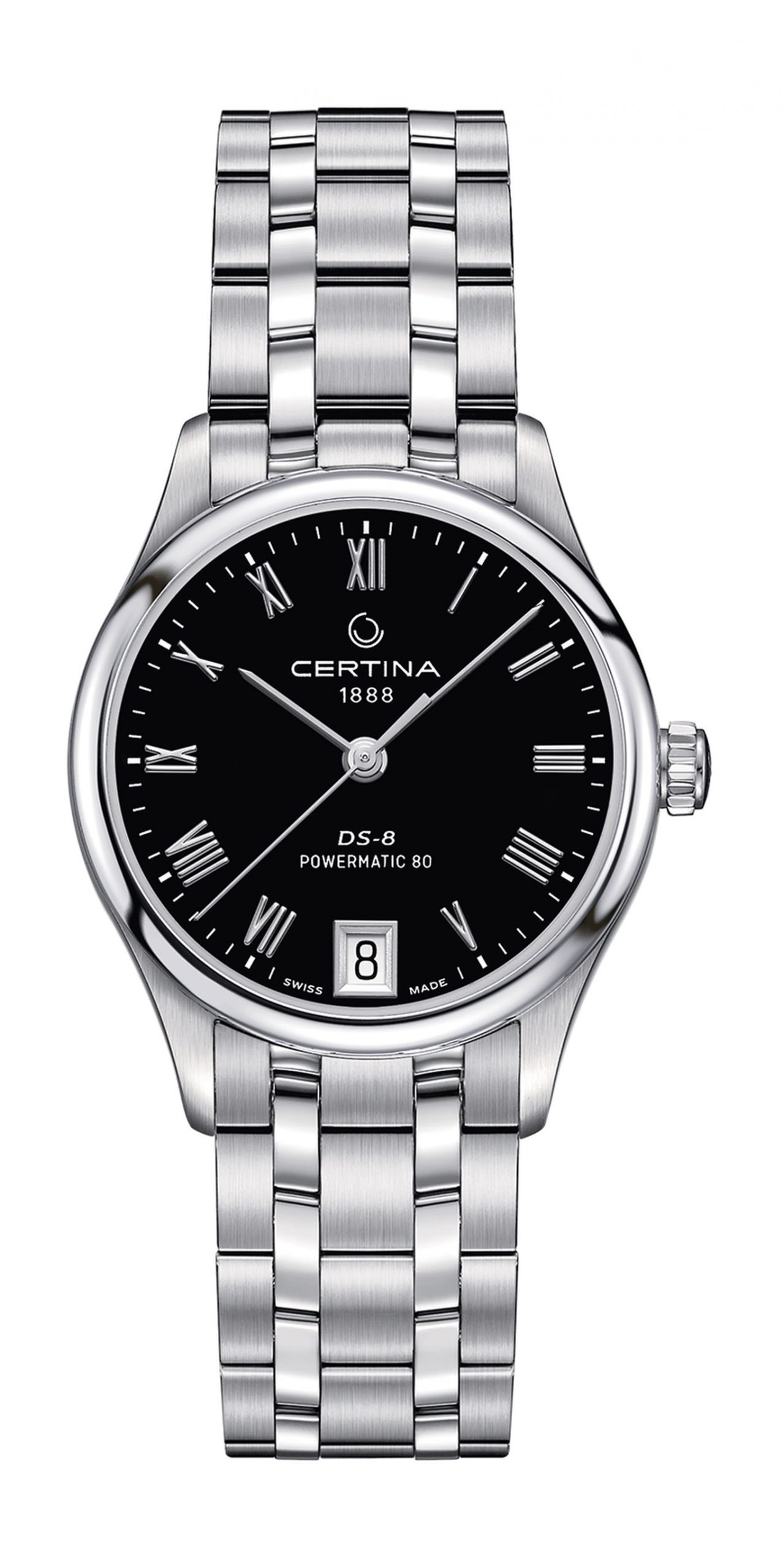 Certina DS-8 luxury timepiece - detailed view