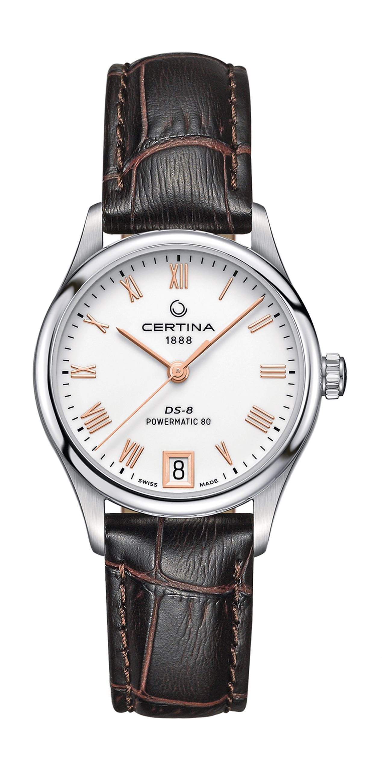 Certina DS-8 luxury timepiece - detailed view