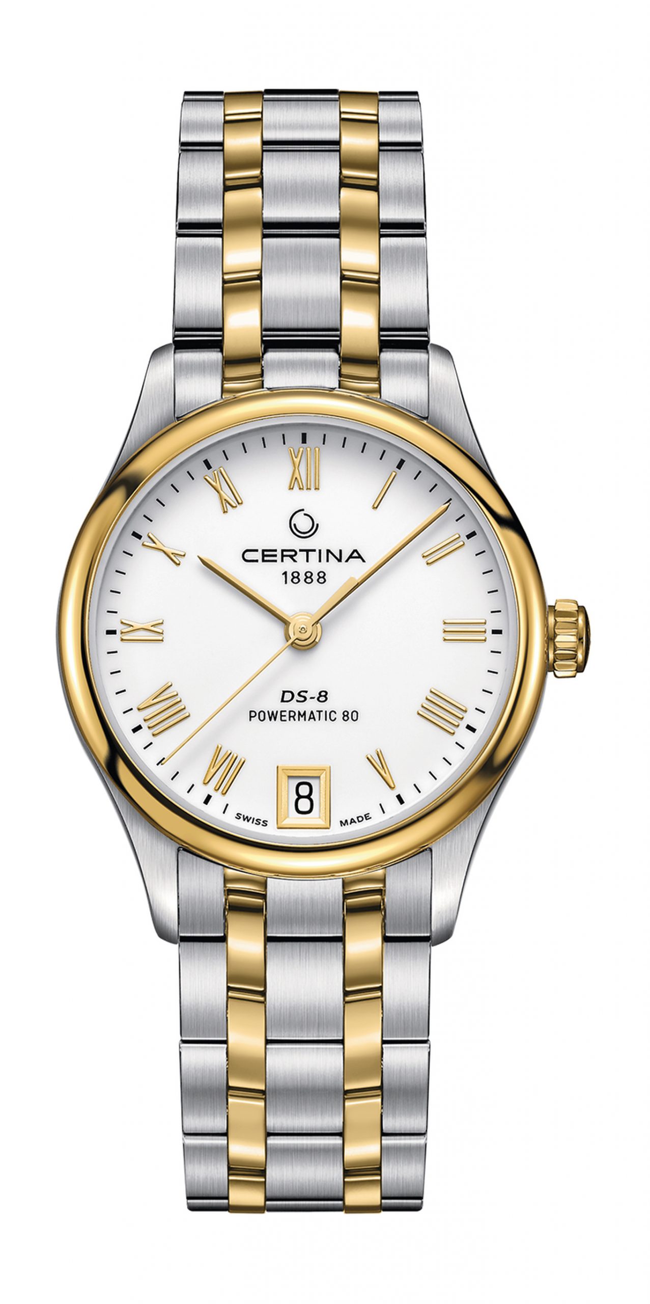 Certina DS-8 luxury timepiece - detailed view
