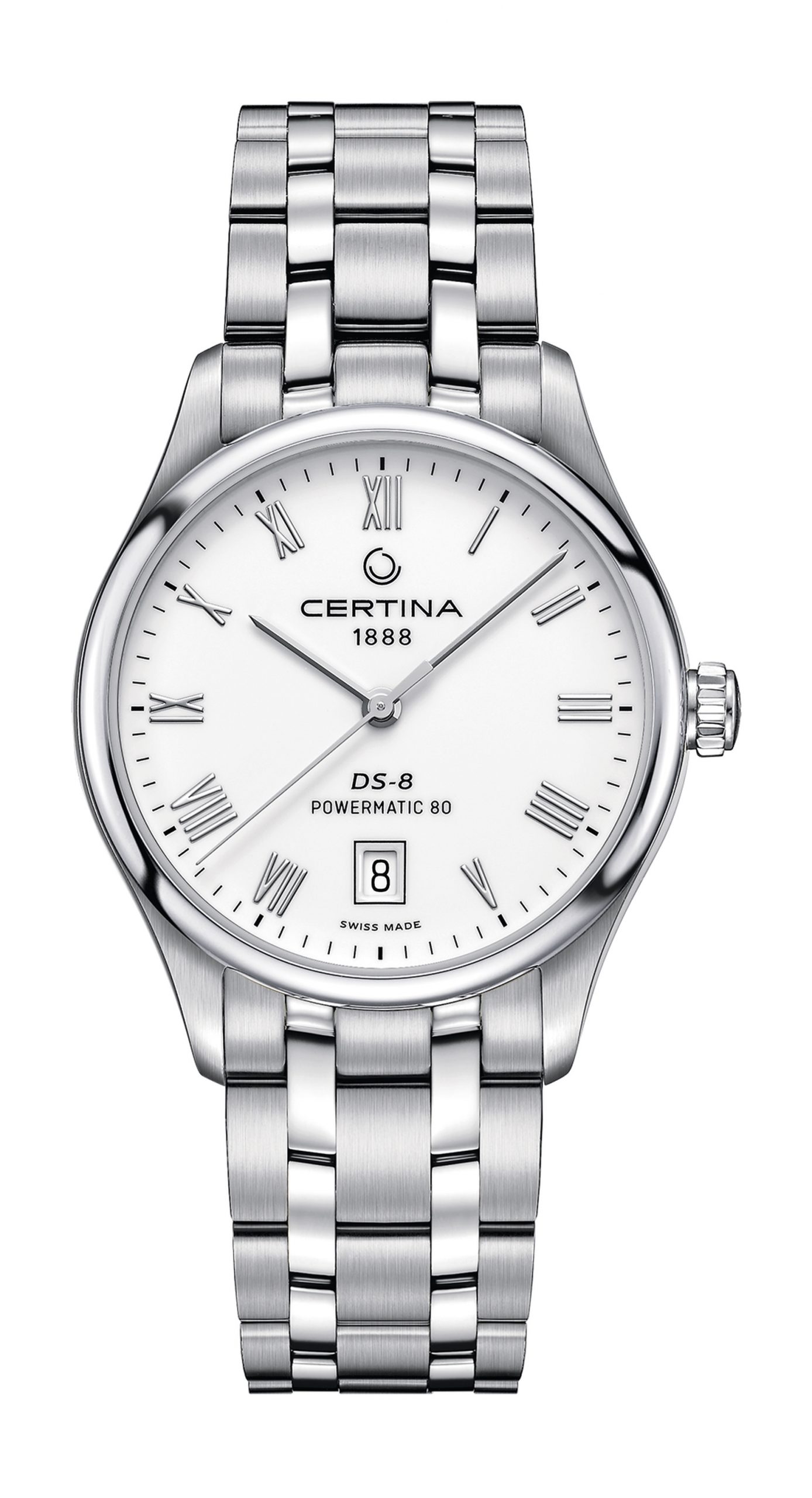 Certina DS-8 luxury timepiece - detailed view
