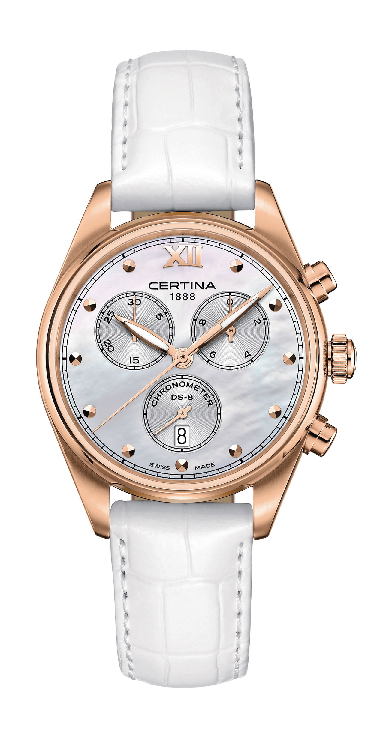 Certina DS-8 luxury timepiece - detailed view