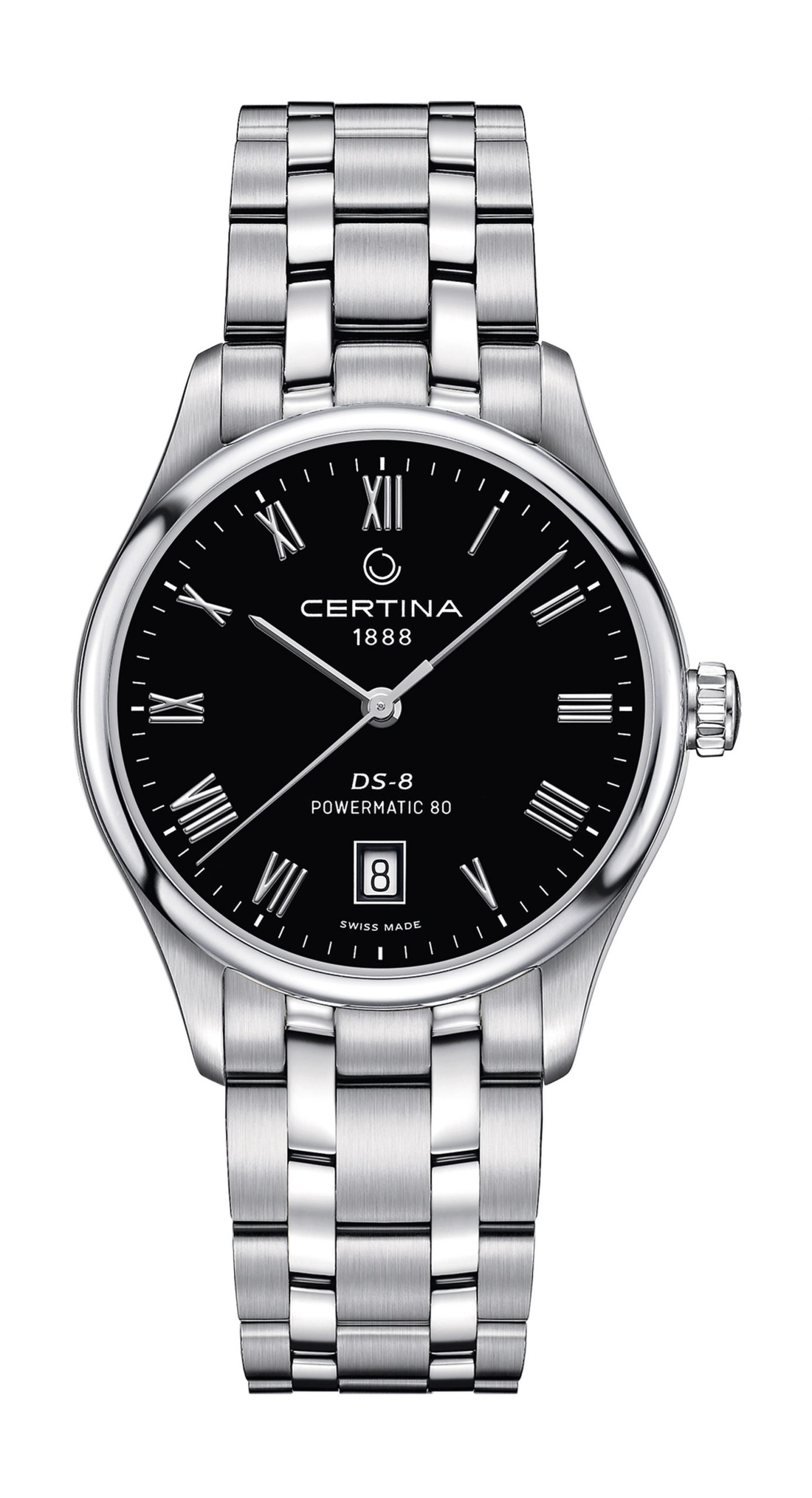 Certina DS-8 luxury timepiece - detailed view