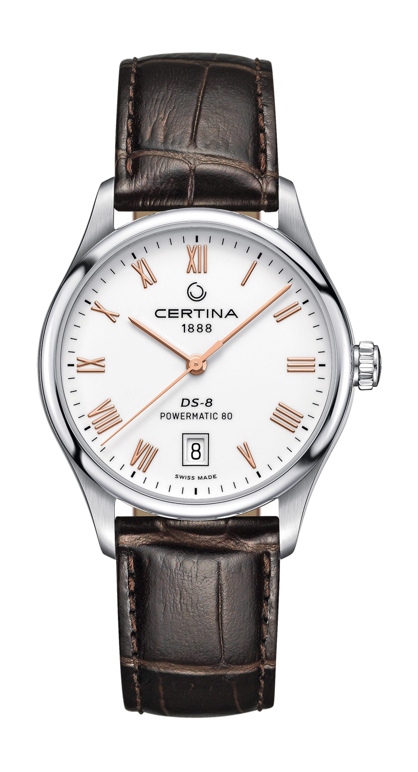 Certina DS-8 luxury timepiece - detailed view