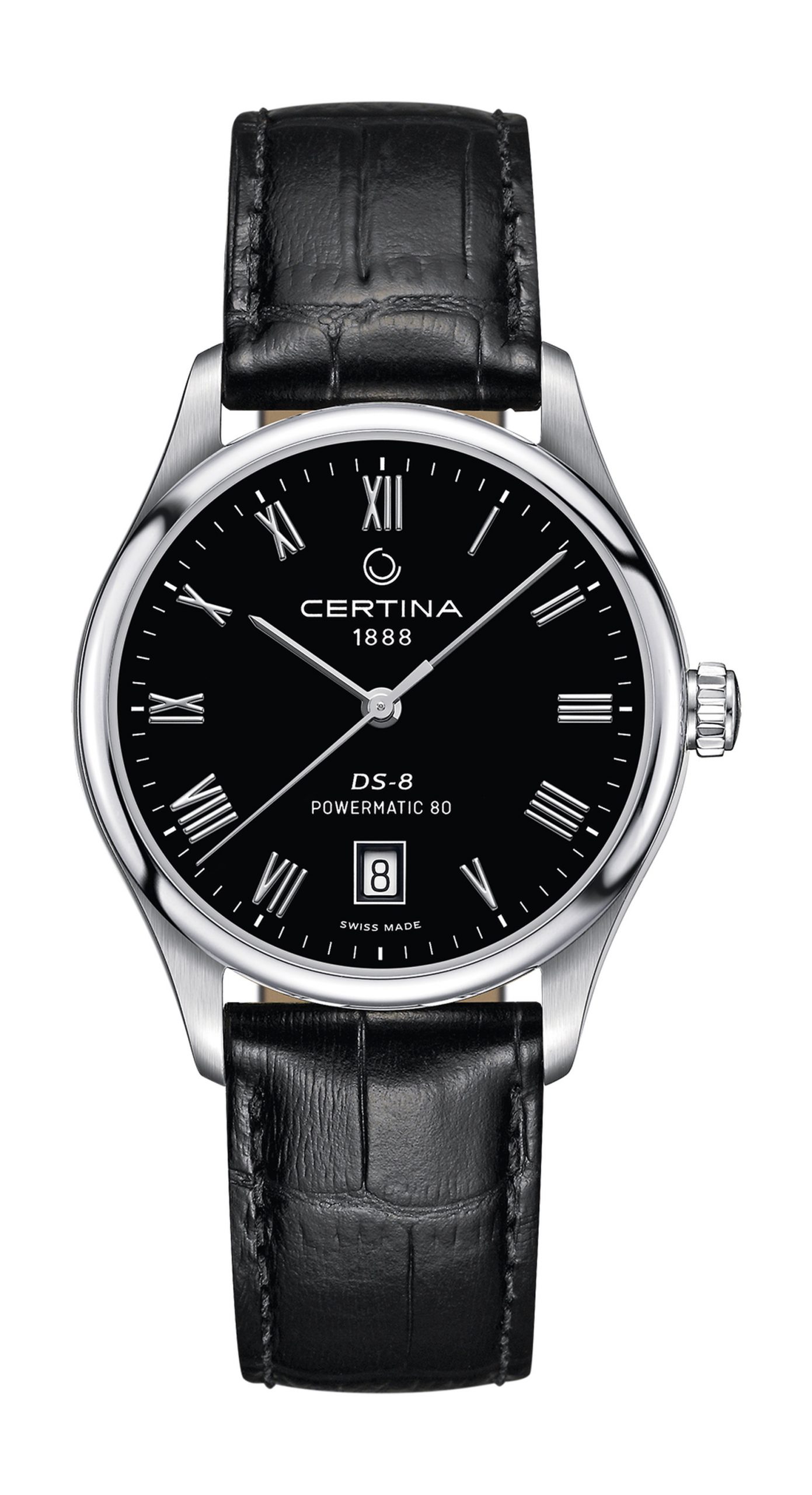 Certina DS-8 luxury timepiece - detailed view