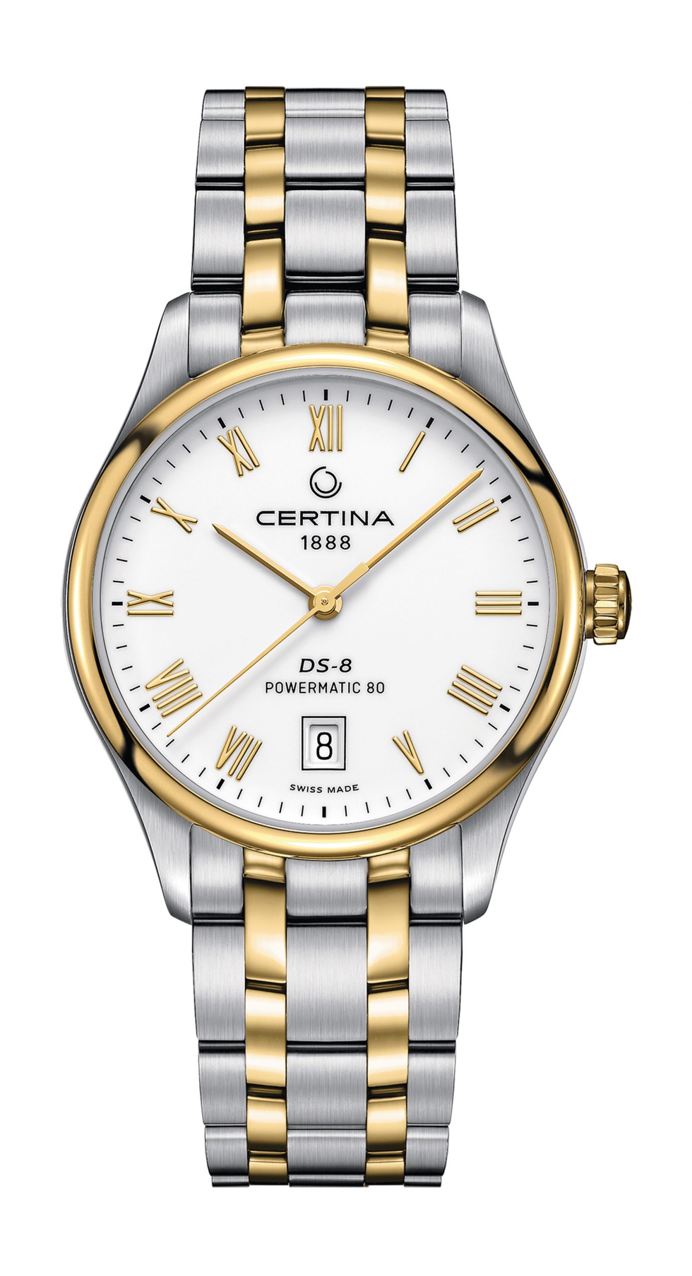 Certina DS-8 luxury timepiece - detailed view