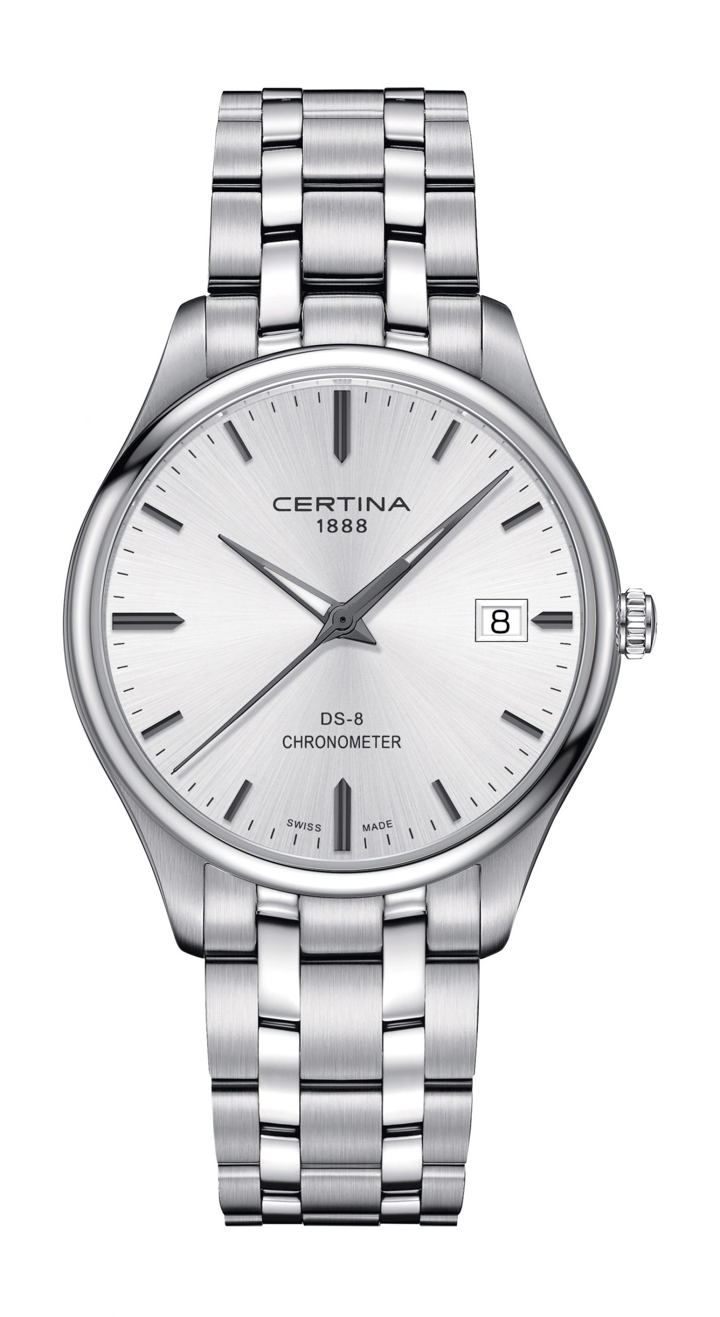 Certina DS-8 luxury timepiece - detailed view