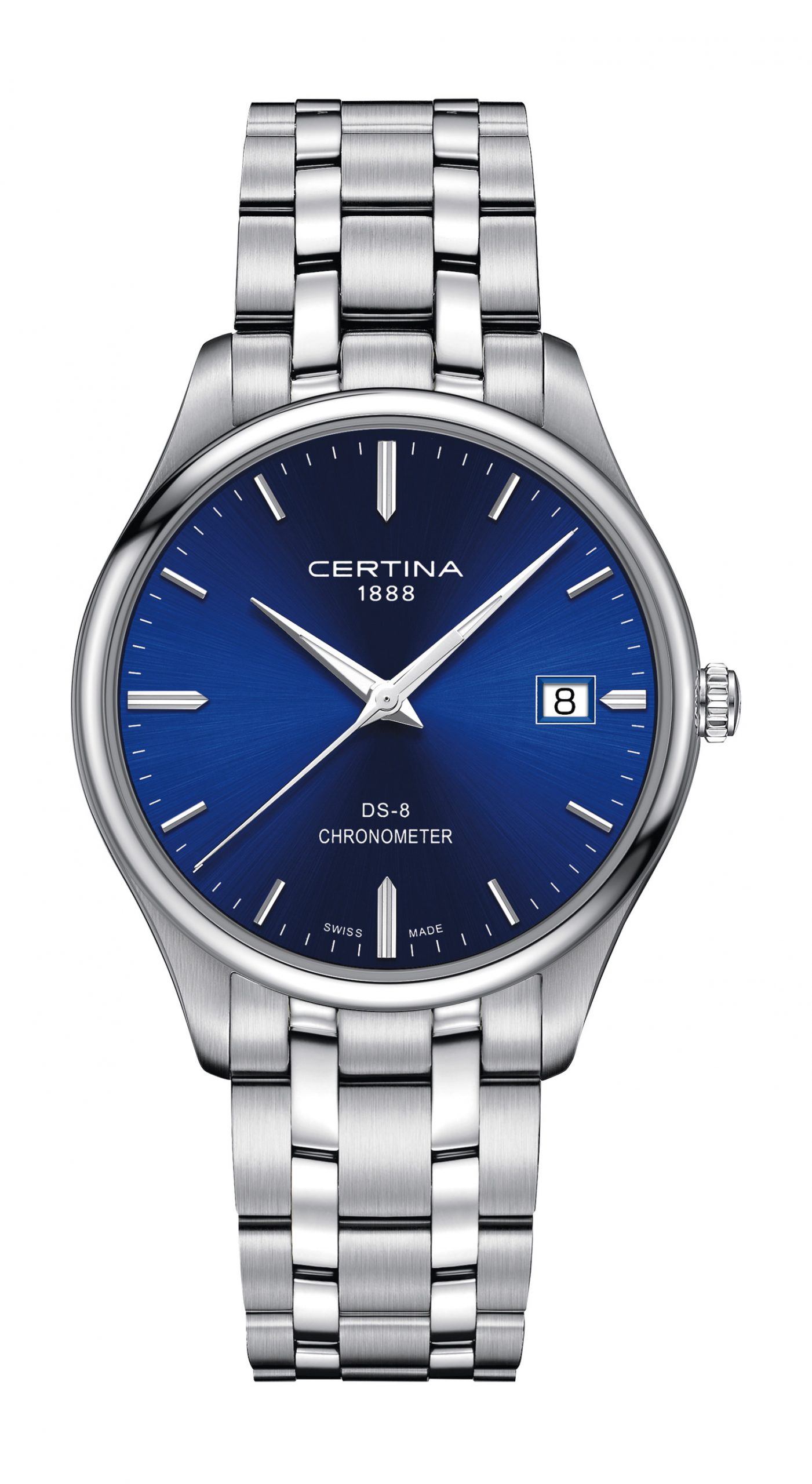 Certina DS-8 luxury timepiece - detailed view