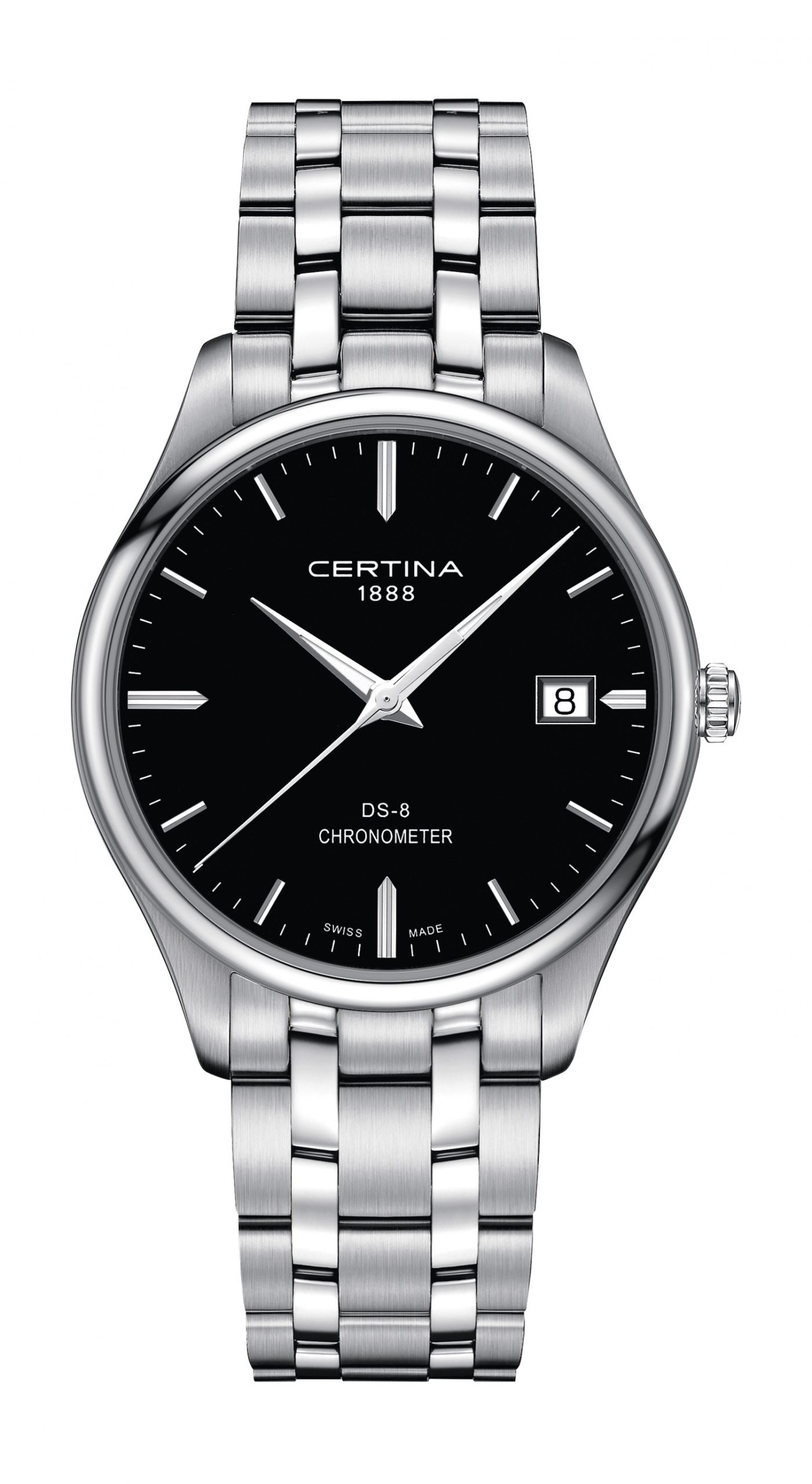 Certina DS-8 luxury timepiece - detailed view