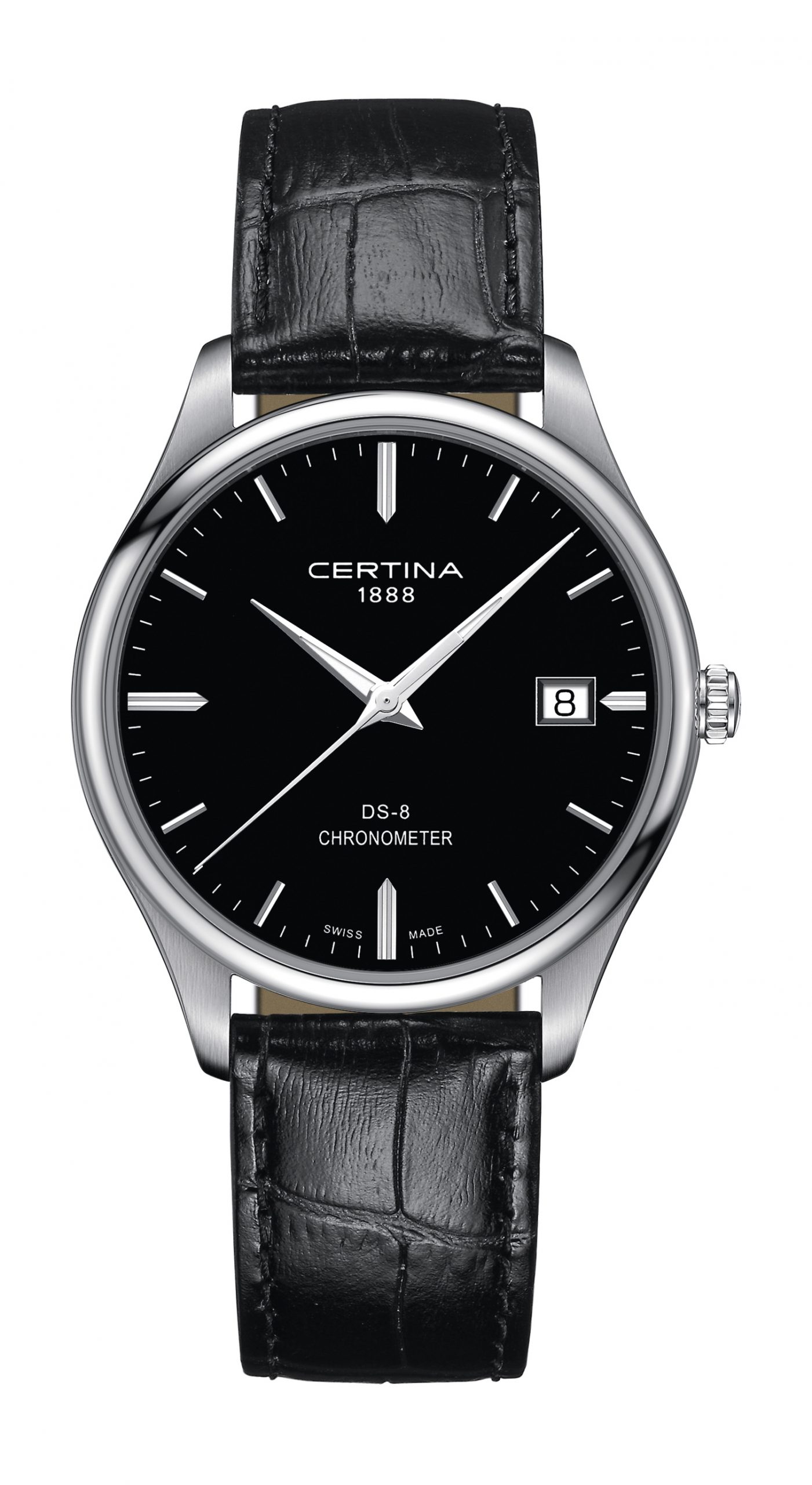 Certina DS-8 luxury timepiece - detailed view