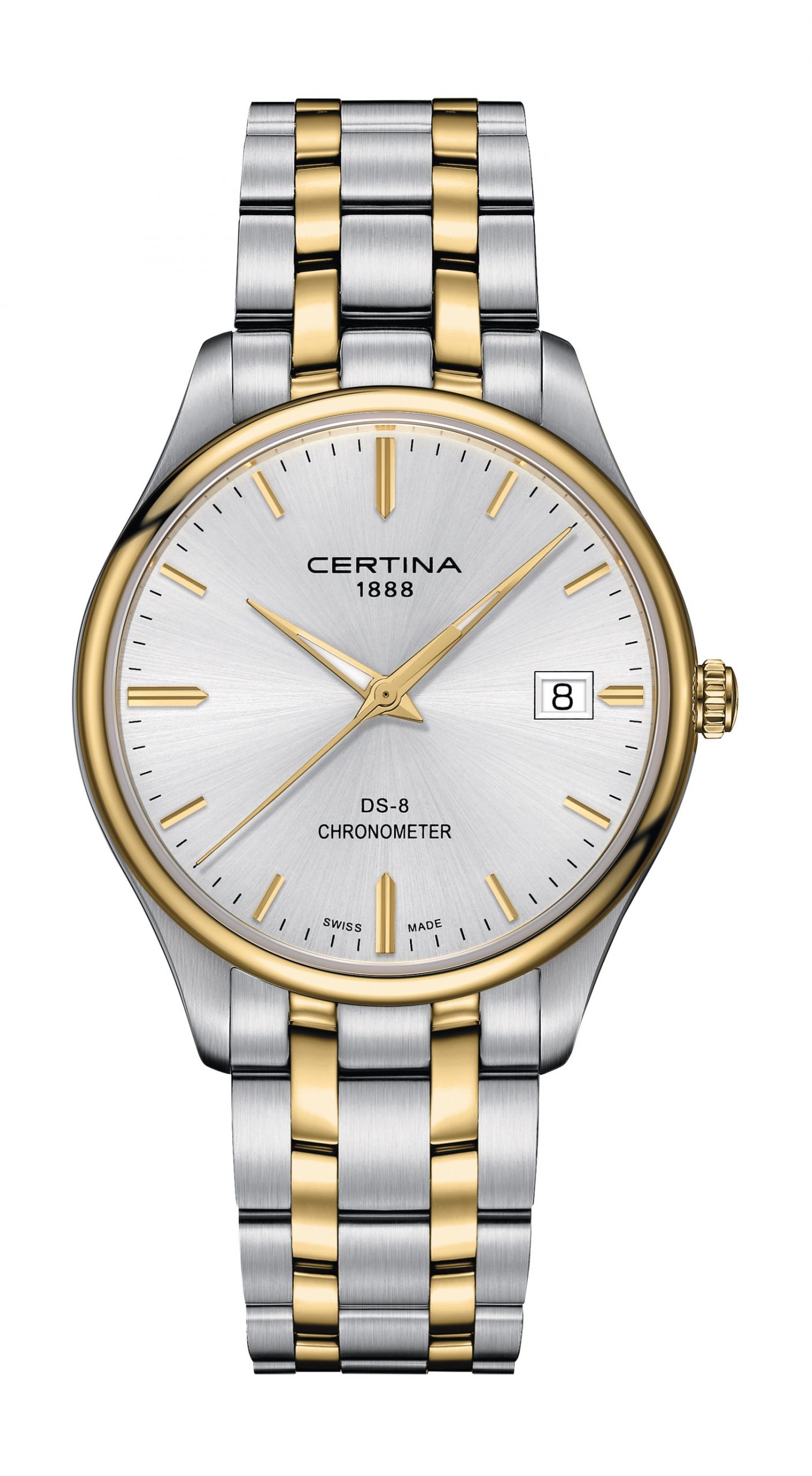 Certina DS-8 luxury timepiece - detailed view