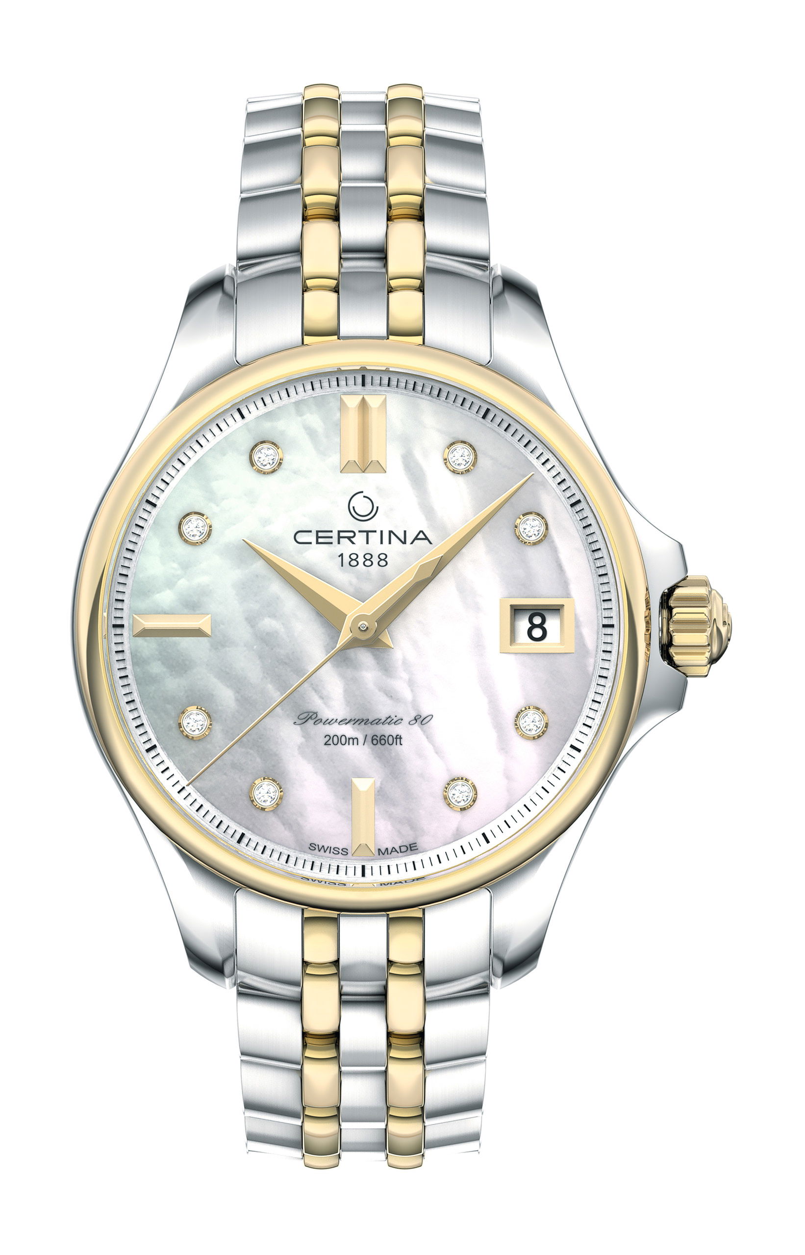 Certina DS Action Lady luxury timepiece - detailed view