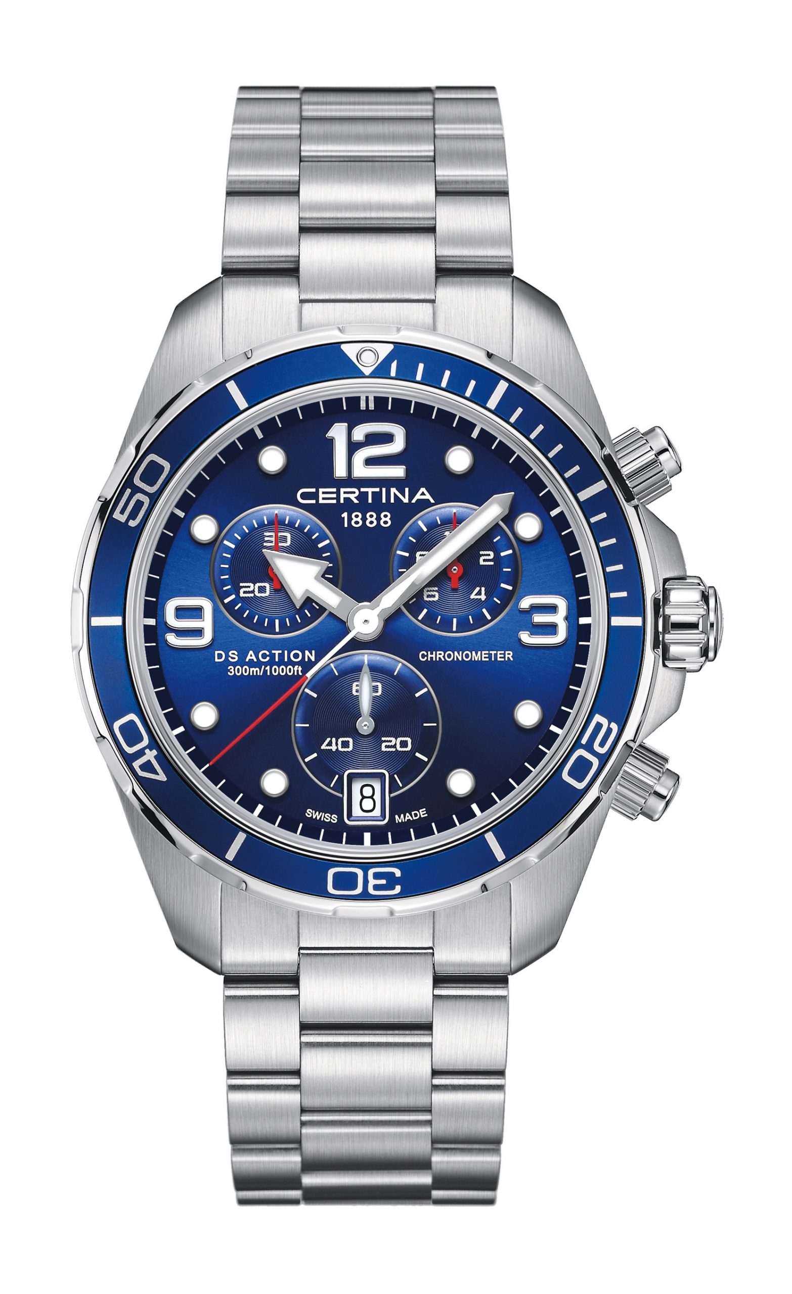 Certina DS Action luxury timepiece - detailed view