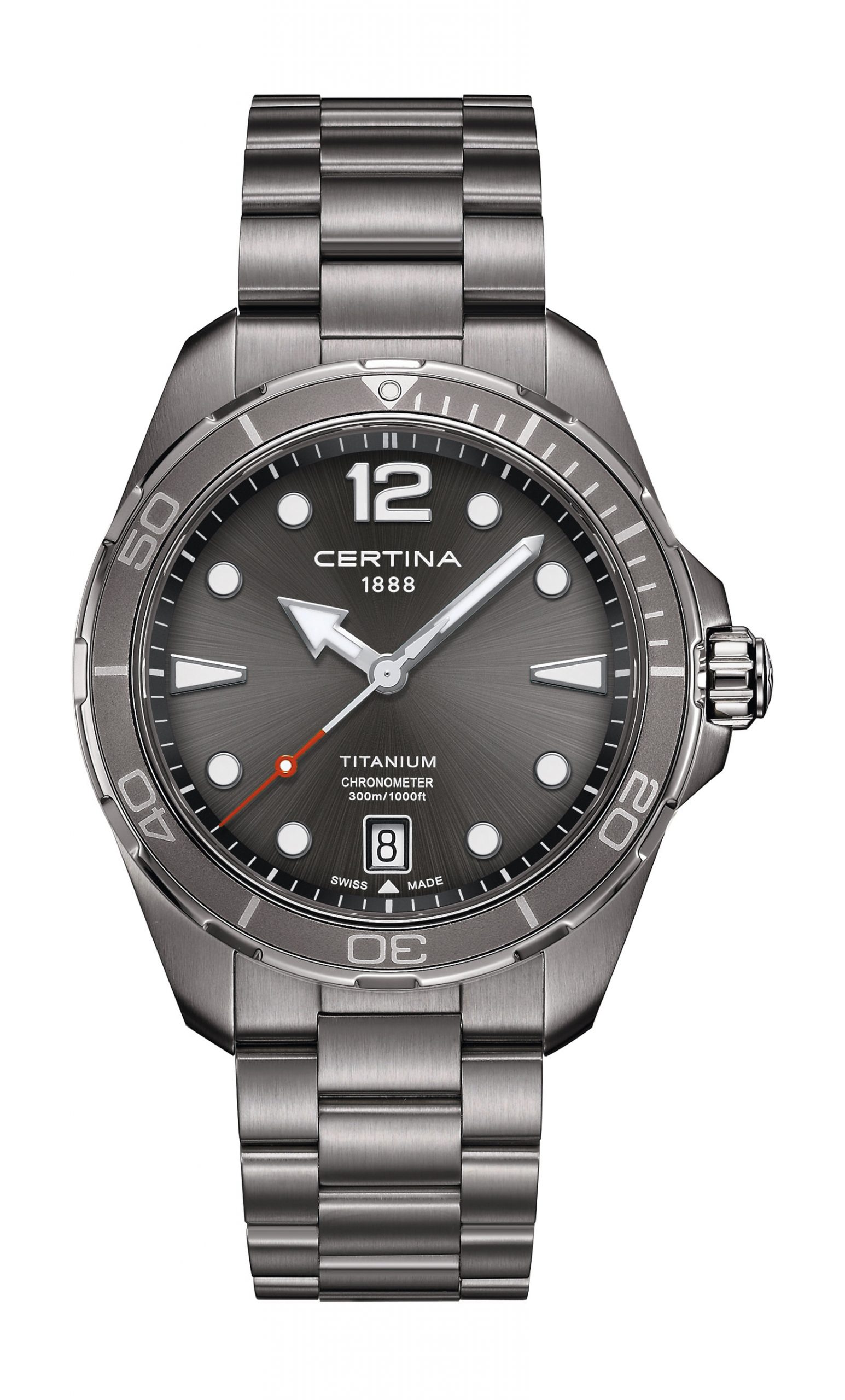 Certina DS Action luxury timepiece - detailed view