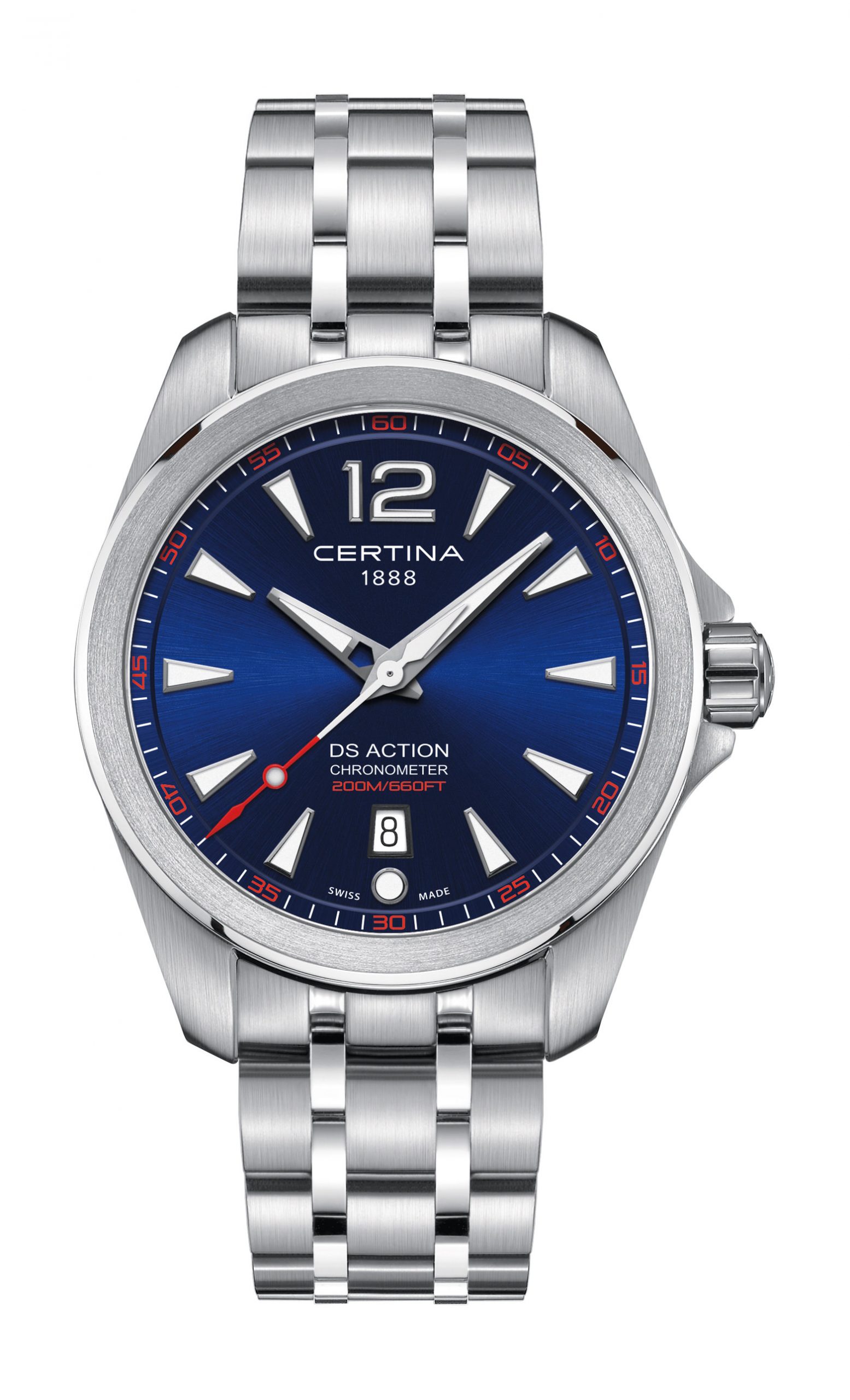 Certina DS Action luxury timepiece - detailed view