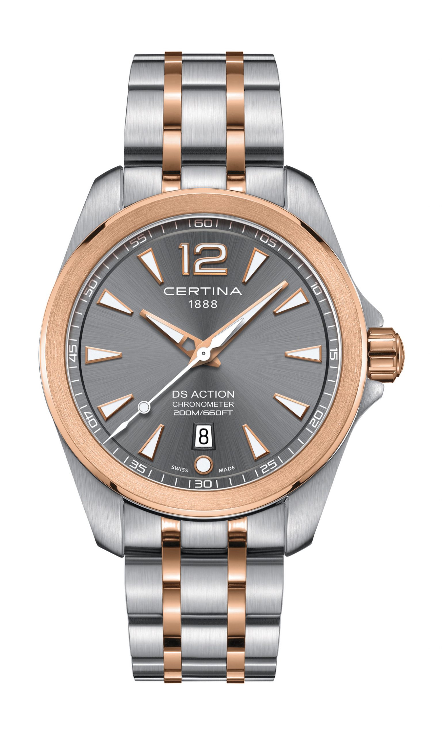 Certina DS Action luxury timepiece - detailed view
