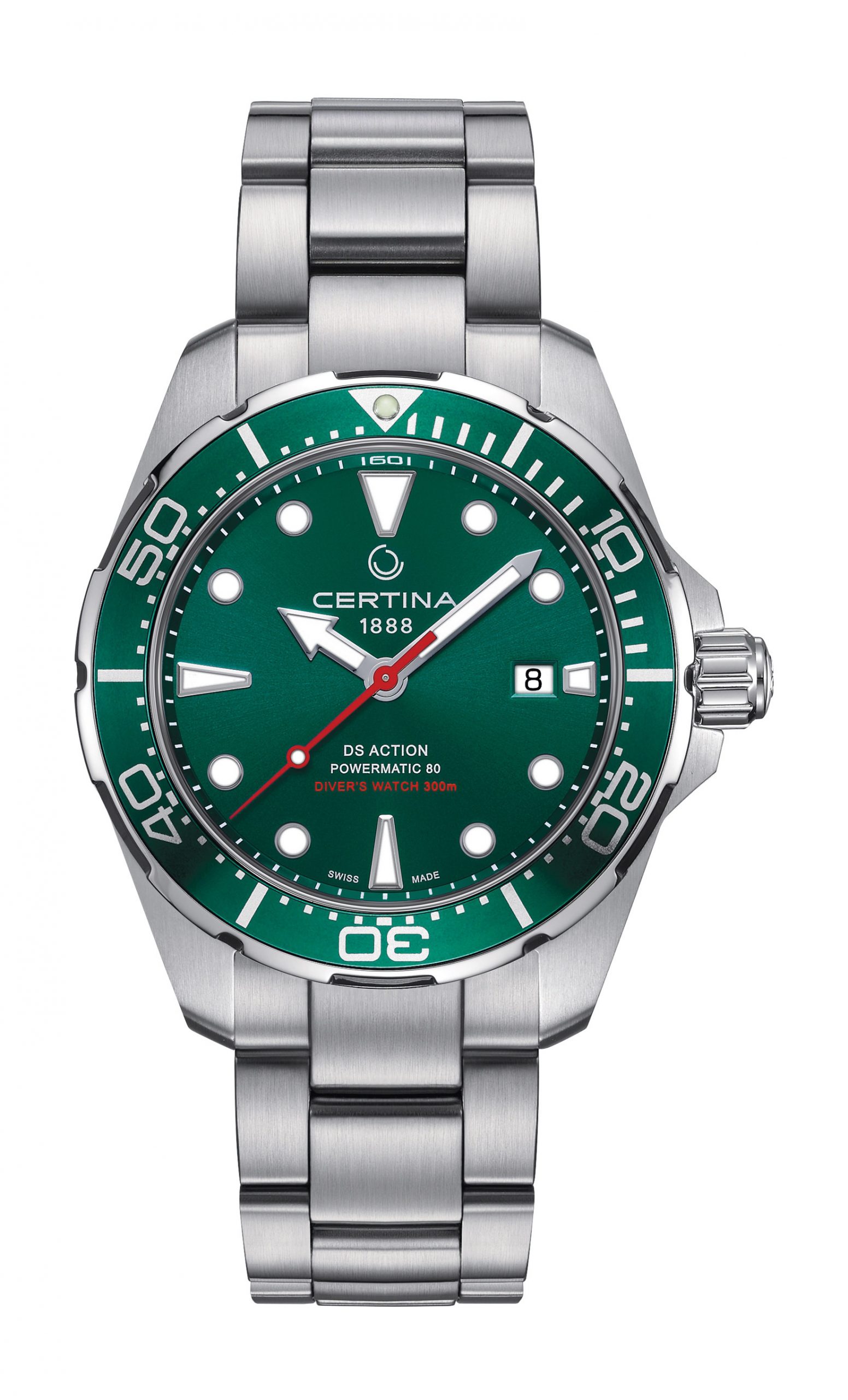 Certina DS Action Diver luxury timepiece - detailed view