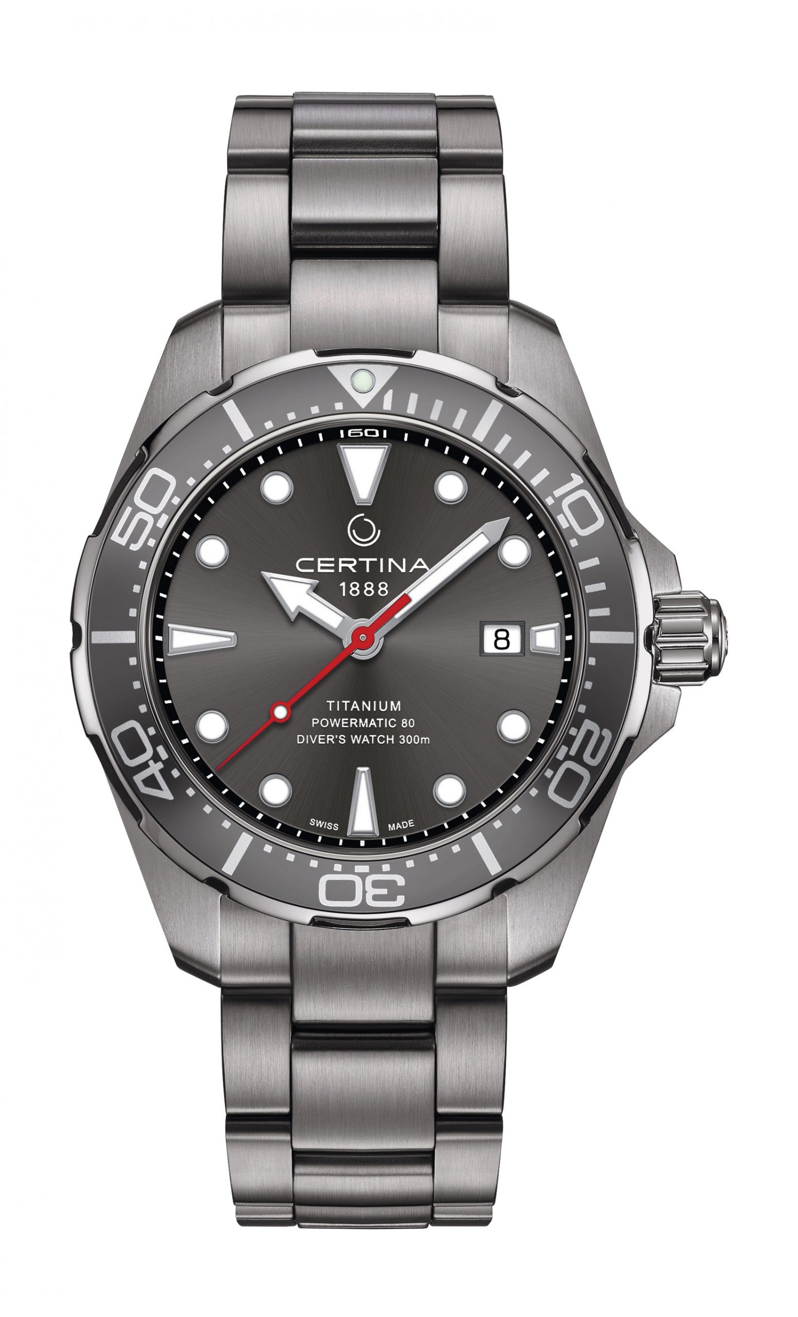 Certina DS Action Diver luxury timepiece - detailed view