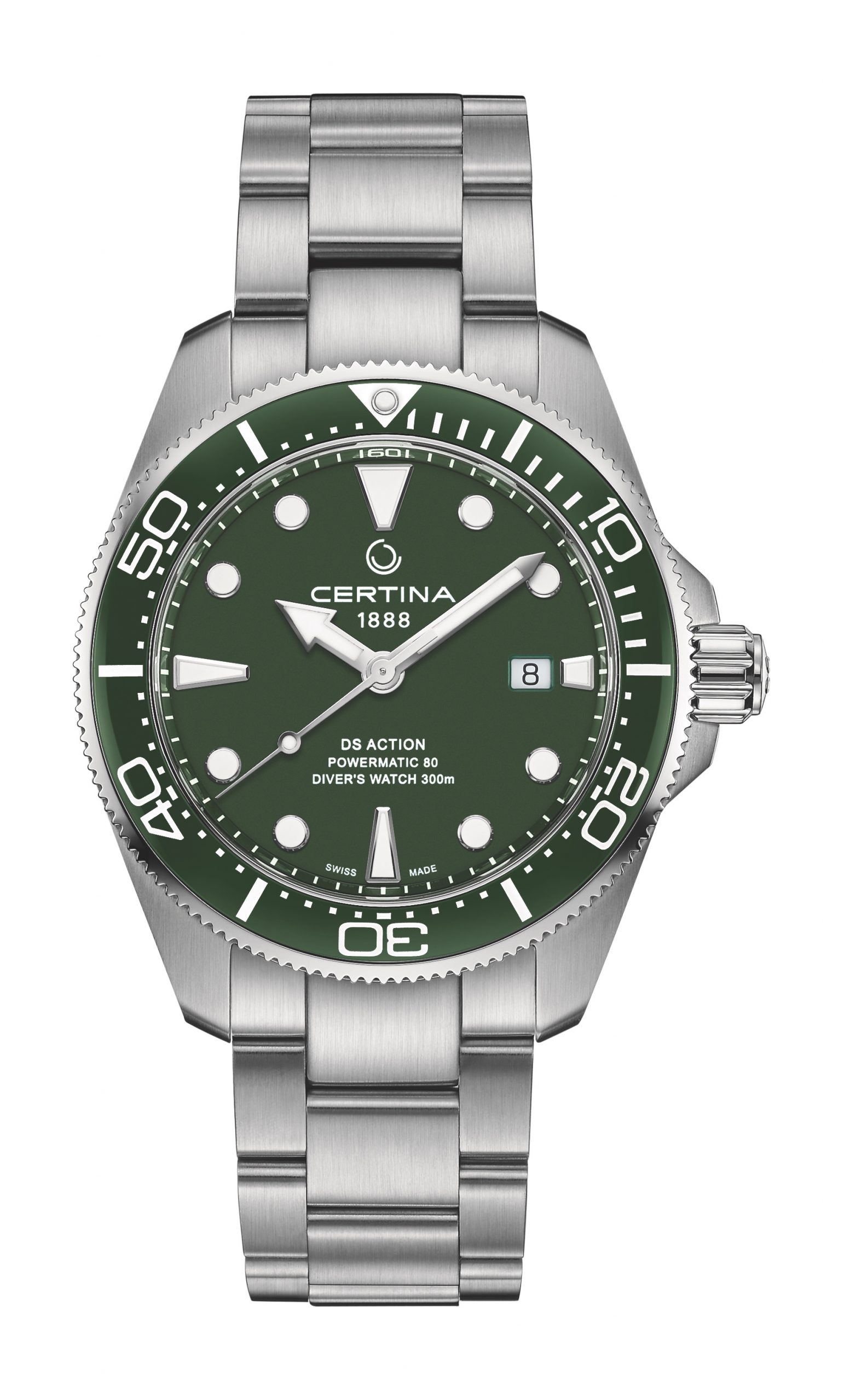 Certina DS Action Diver luxury timepiece - detailed view