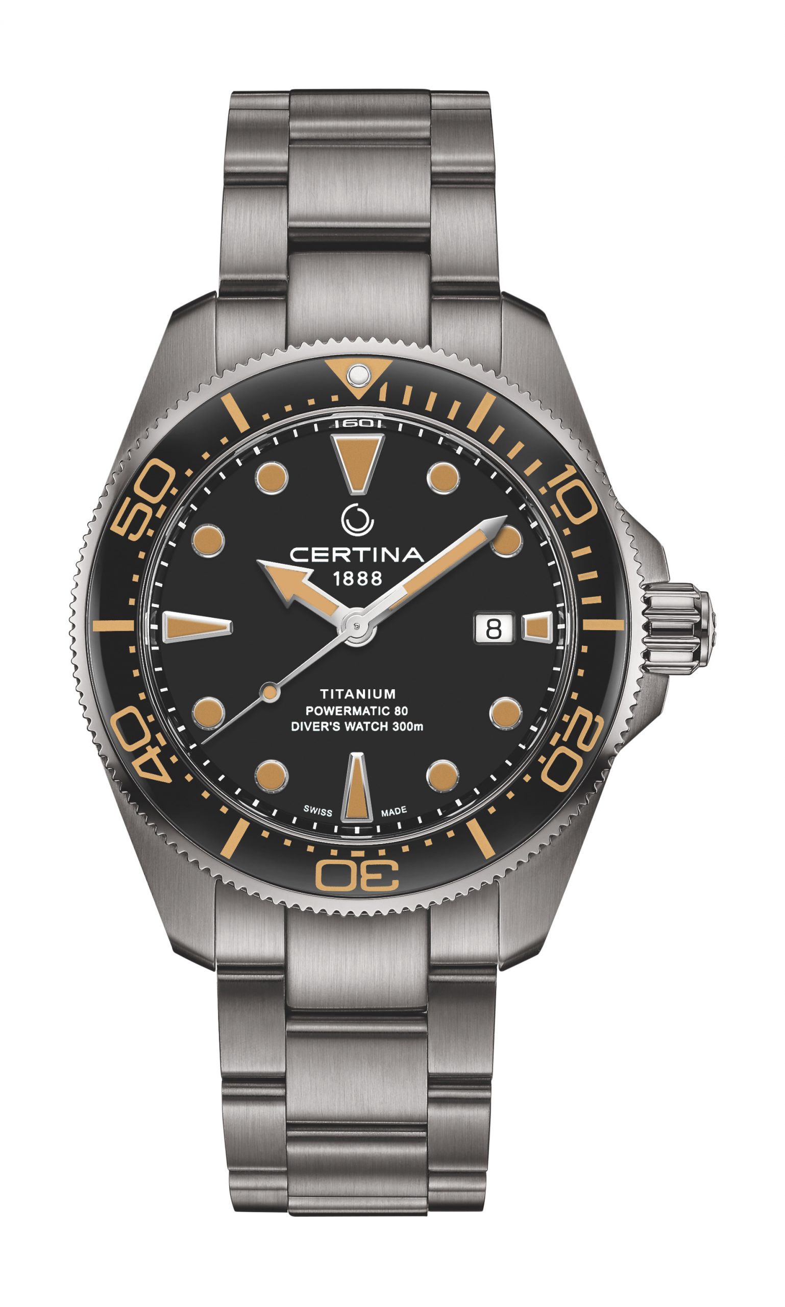 Certina DS Action Diver luxury timepiece - detailed view