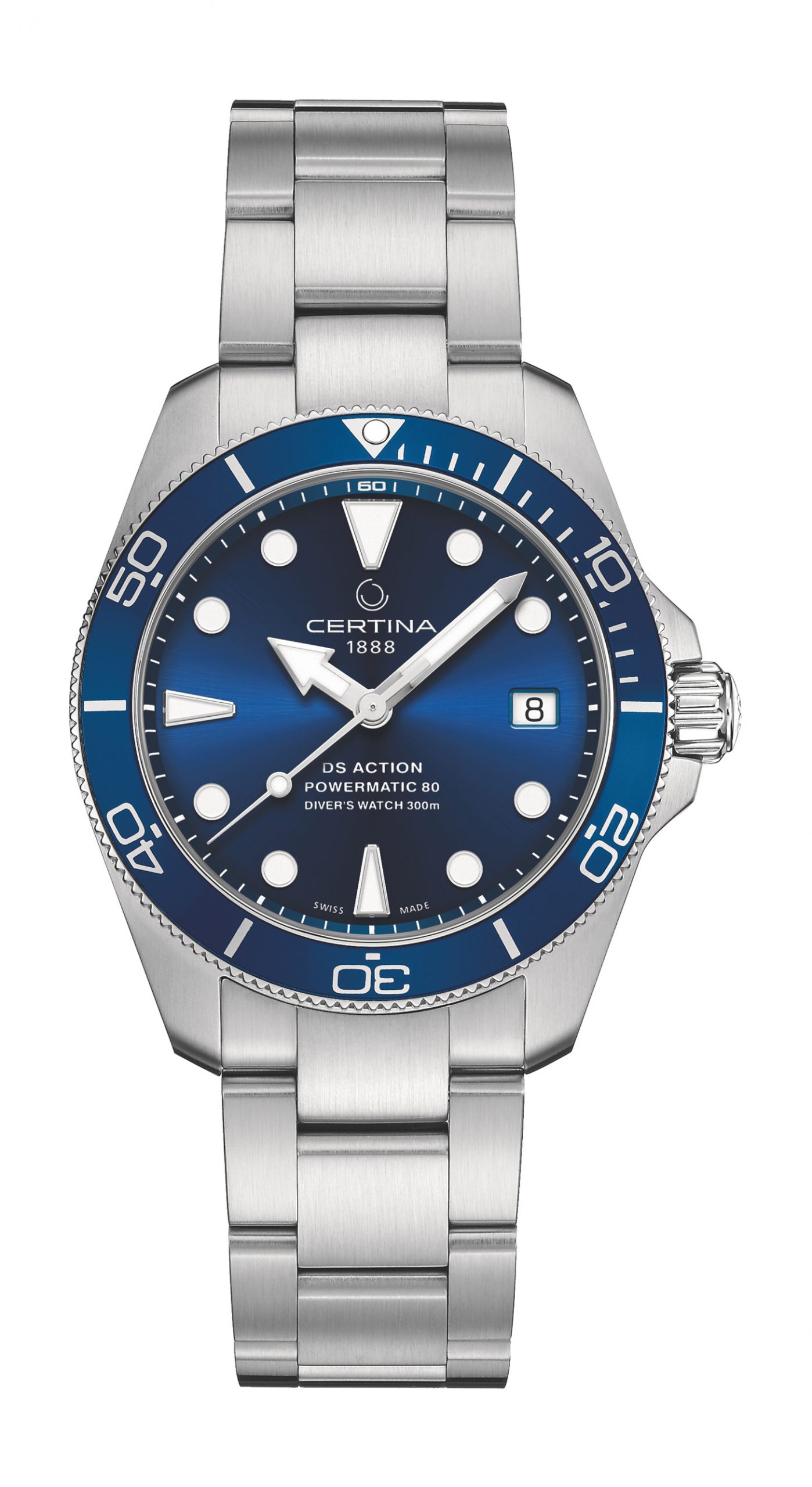 Certina DS Action Diver luxury timepiece - detailed view