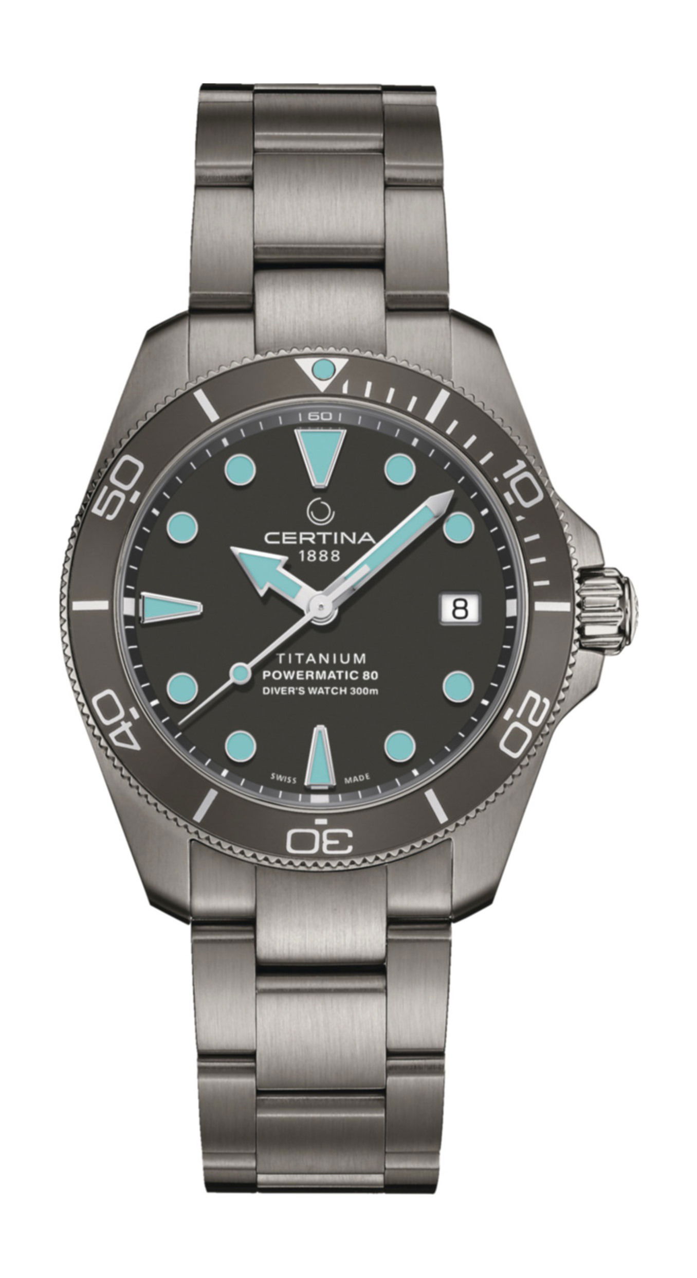 Certina DS Action Diver luxury timepiece - detailed view