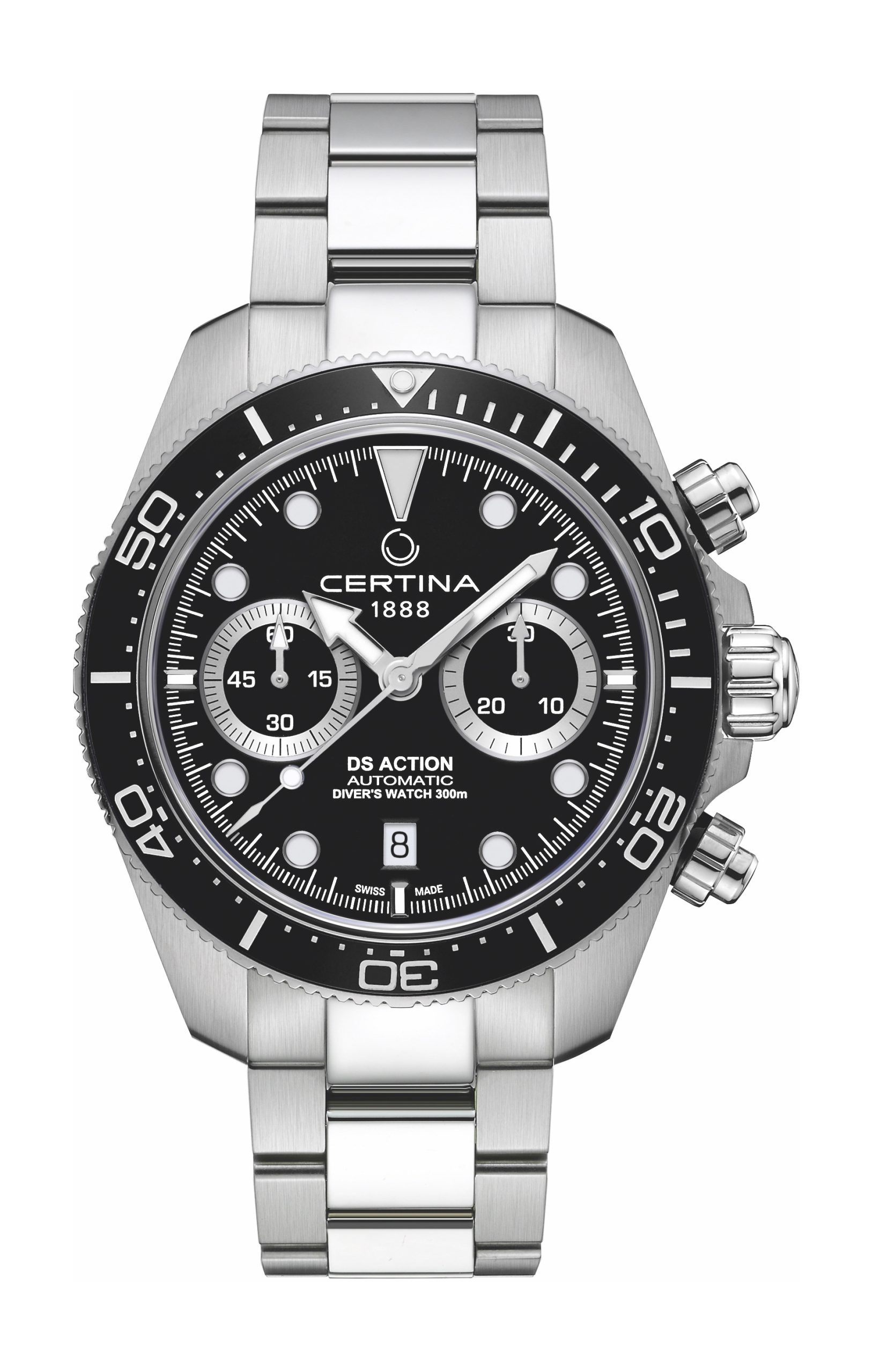 Certina DS Action Diver Chrono luxury timepiece - detailed view