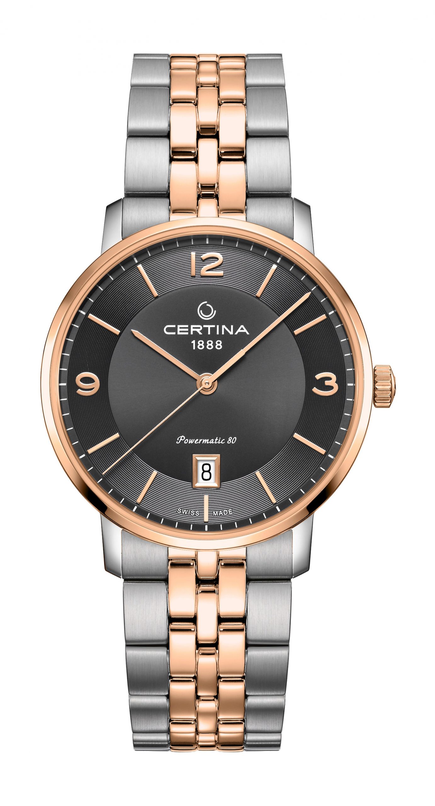 Certina DS Caimano luxury timepiece - detailed view
