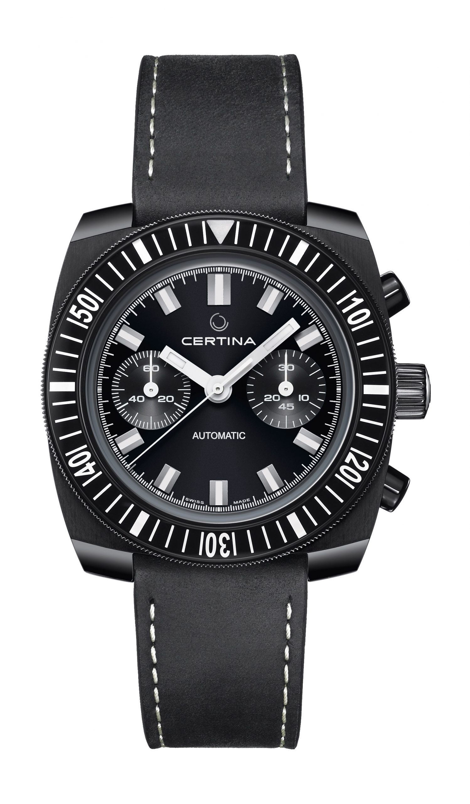 Certina DS Chronograph Automatic 1968 luxury timepiece - detailed view