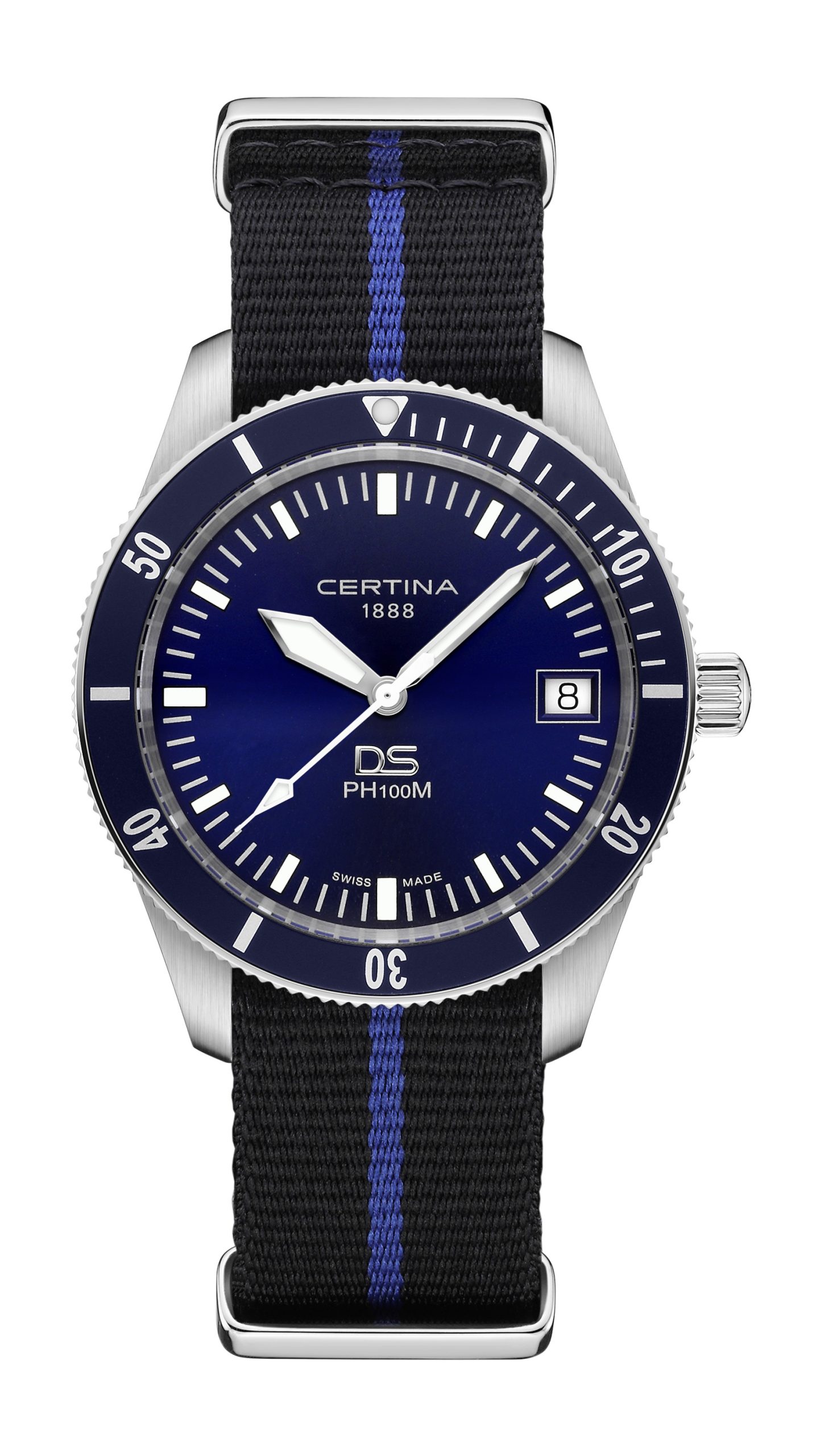 Certina DS PH100M Lady luxury timepiece - detailed view