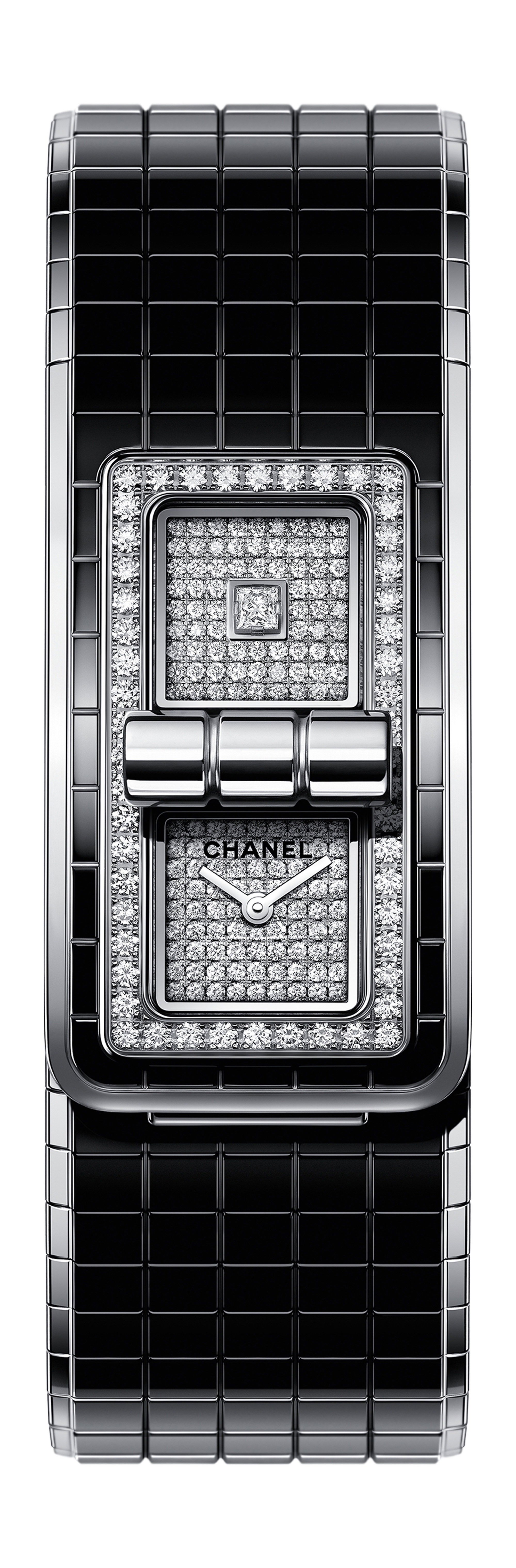 Chanel CODE COCO BLACK Watch luxury timepiece - detailed view