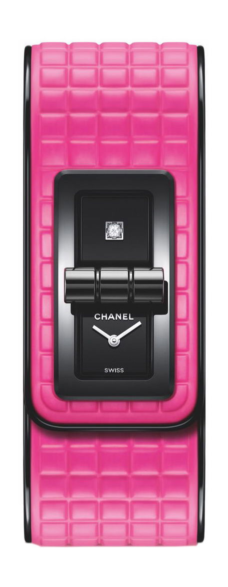 Chanel Code Coco Electro luxury timepiece - detailed view