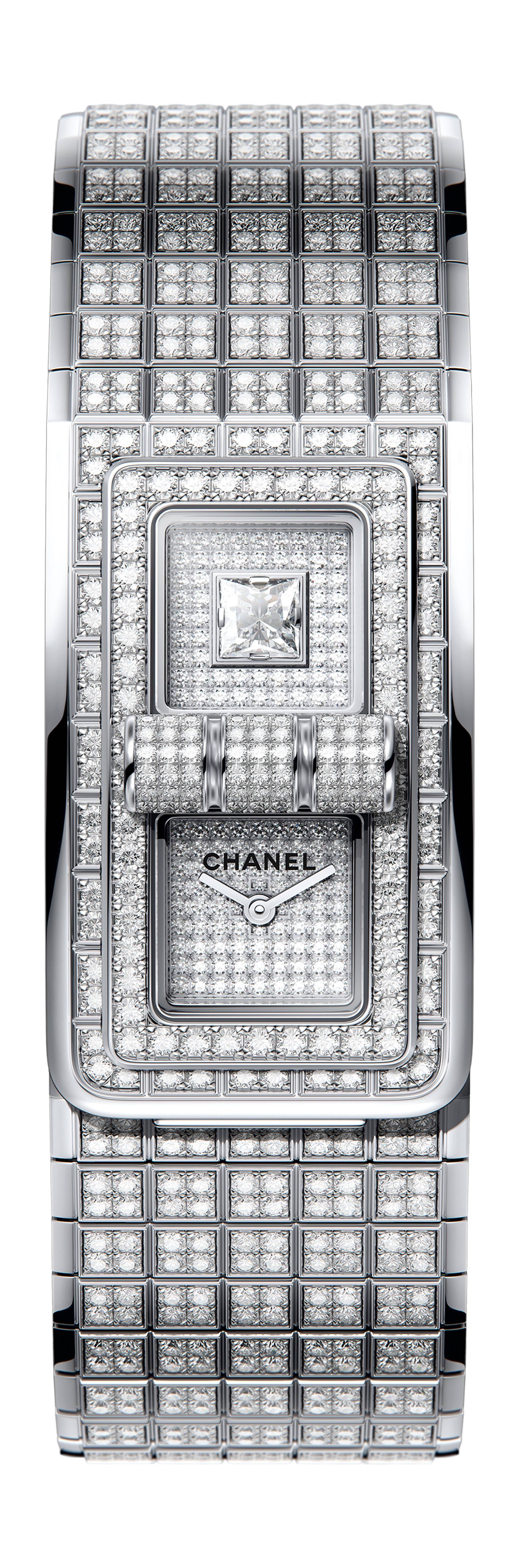 Chanel CODE COCO White gold and brilliant-cut diamonds luxury timepiece - detailed view