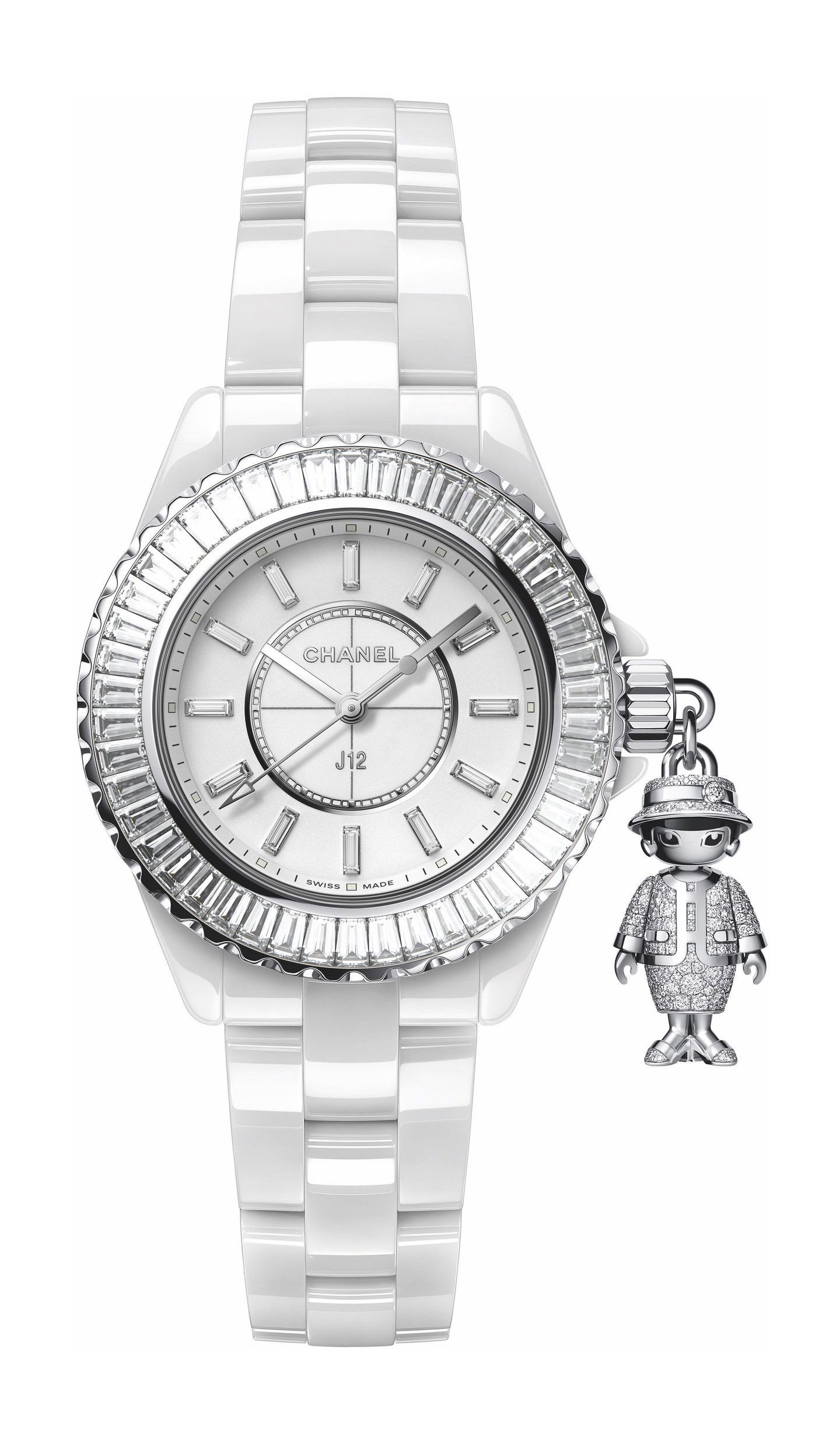 Chanel J12 Acte II luxury timepiece - detailed view