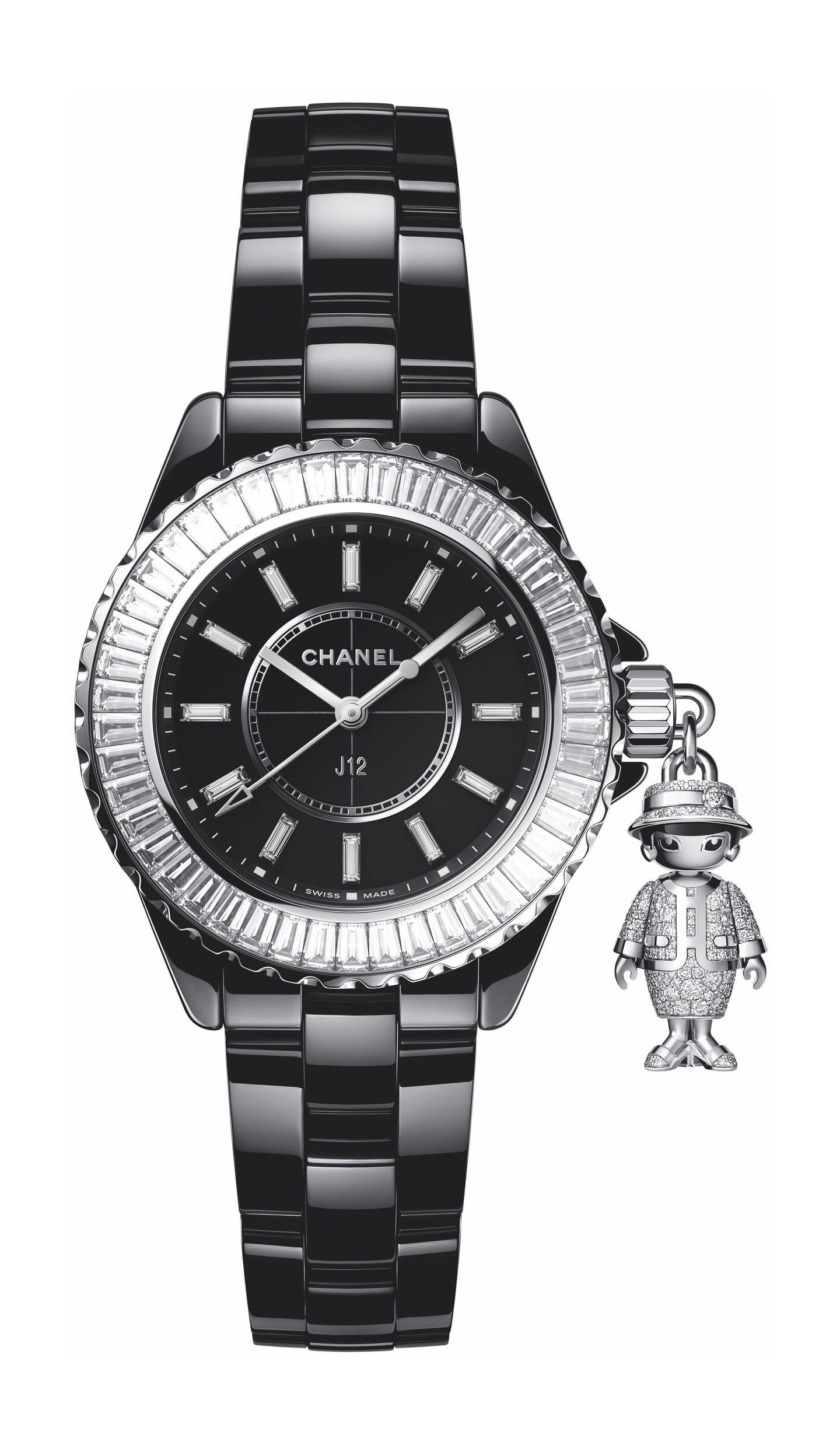 Chanel J12 Acte II luxury timepiece - detailed view