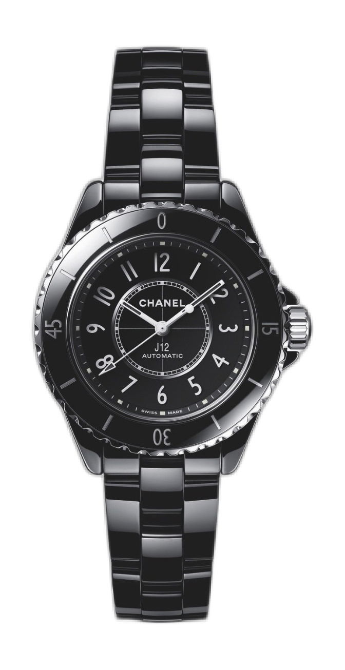 Chanel J12 Caliber 12.2 luxury timepiece - detailed view