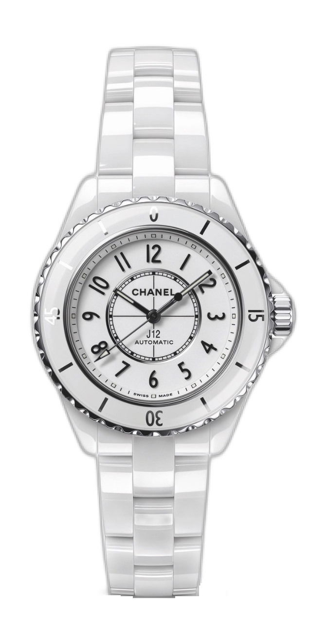 Chanel J12 Caliber 12.2 luxury timepiece - detailed view