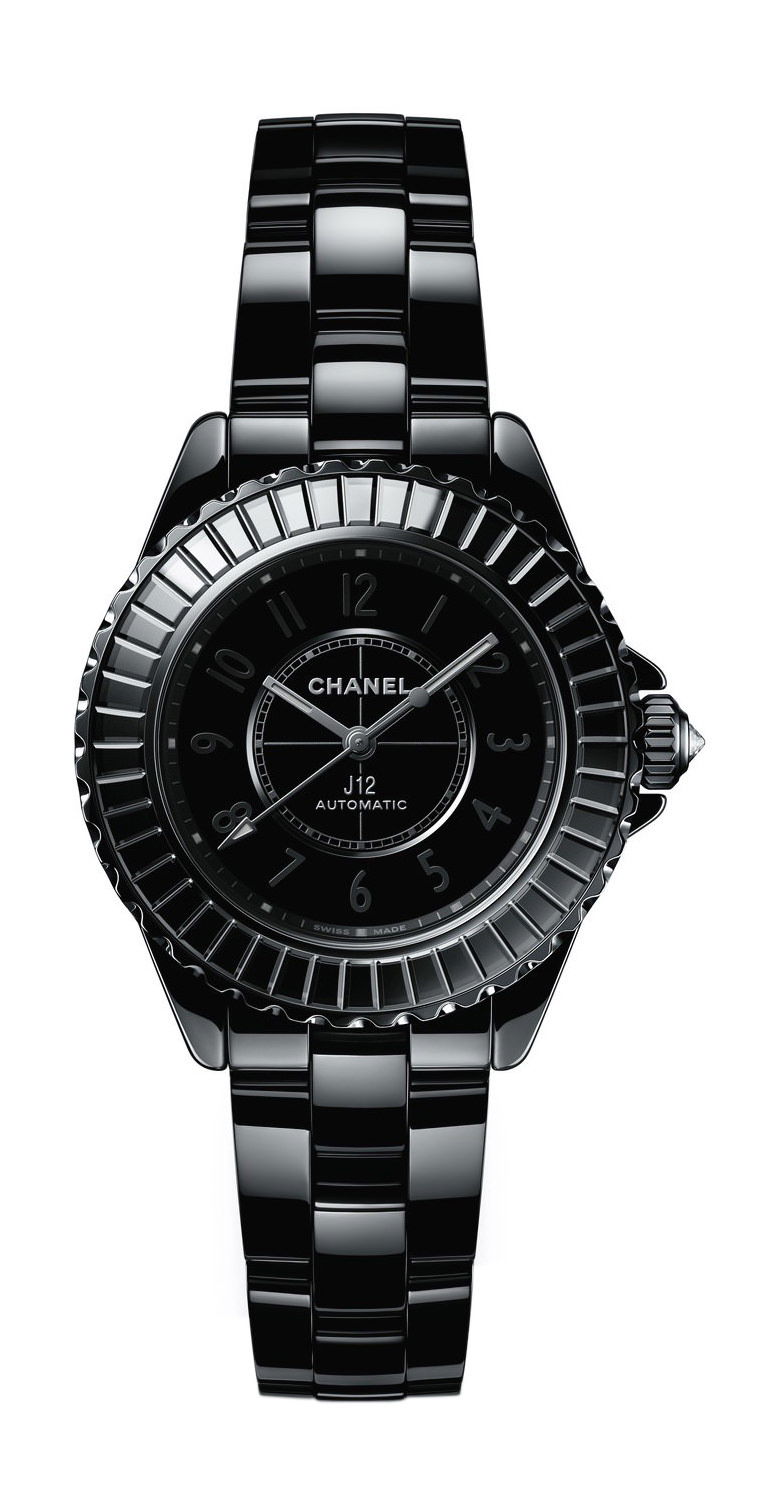 Chanel J12 Caliber 12.2 luxury timepiece - detailed view