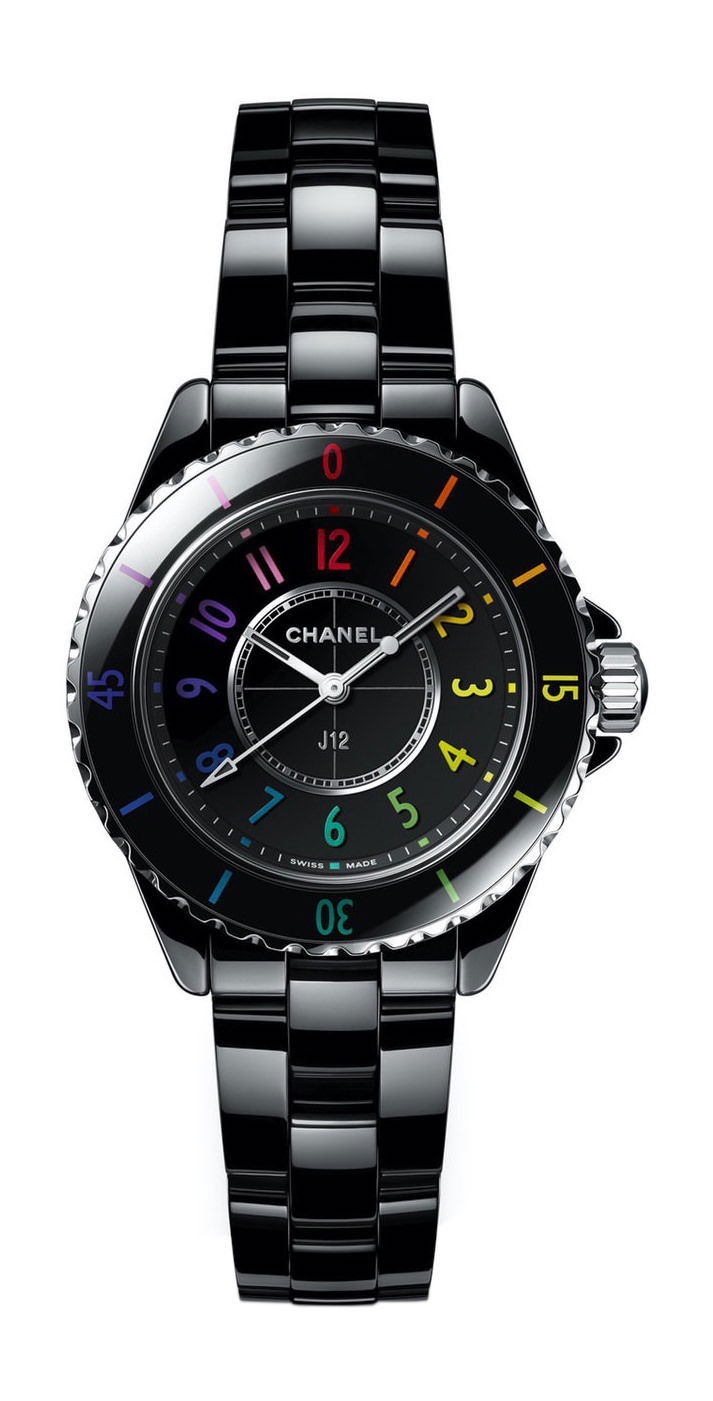 Chanel J12 Electro luxury timepiece - detailed view