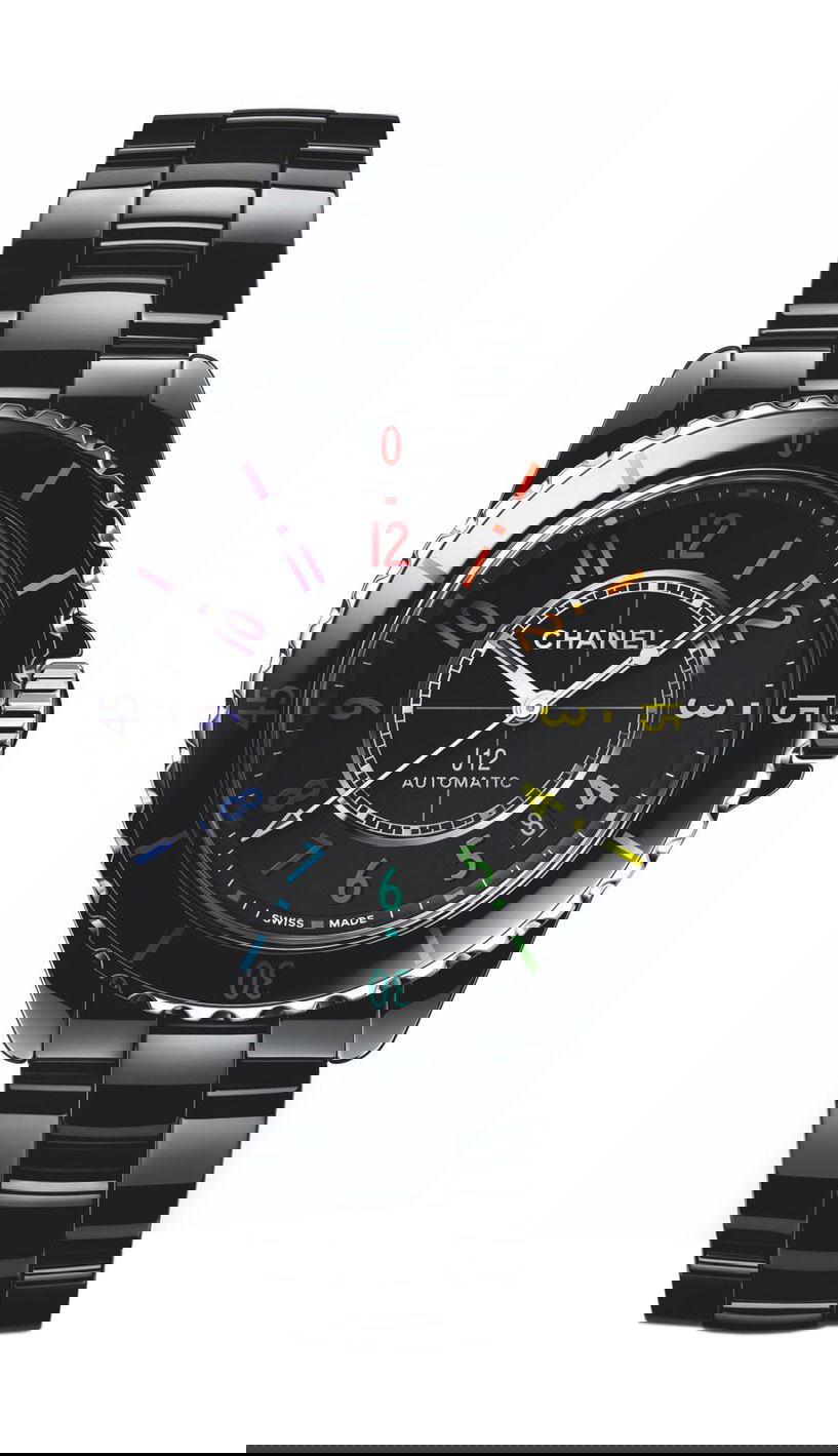 Chanel J12 Electro luxury timepiece - detailed view