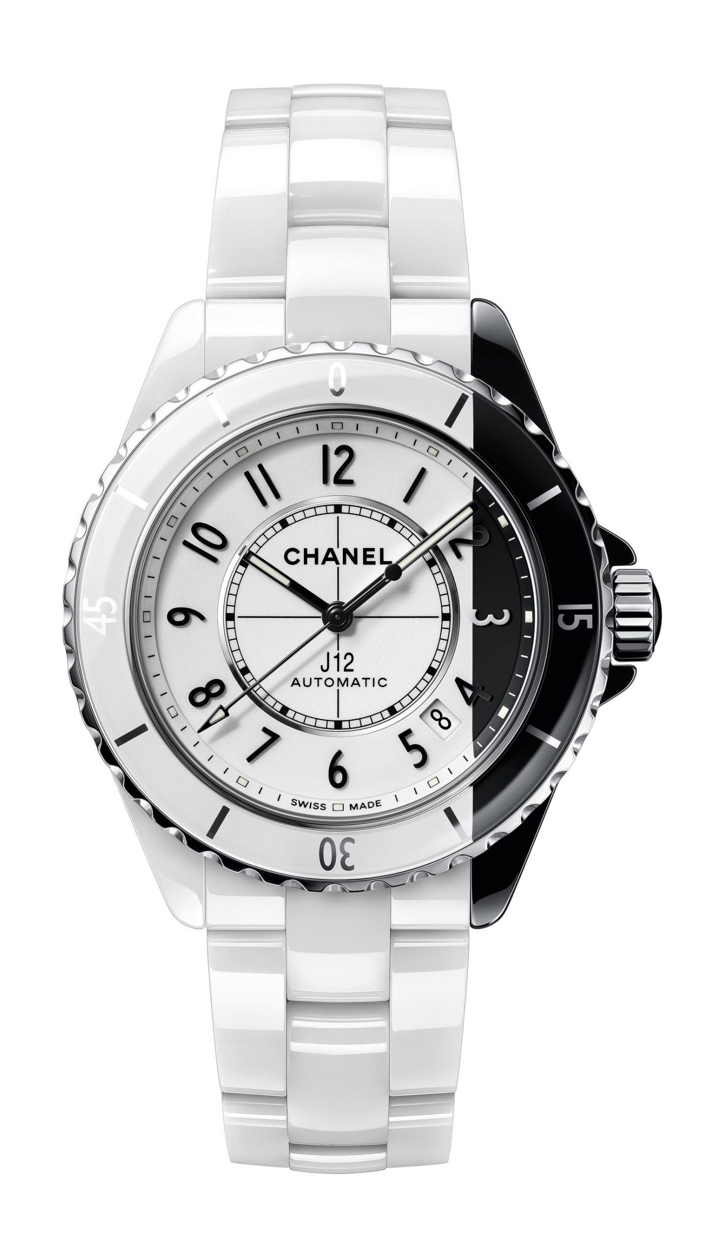 Chanel J12 PARADOXE luxury timepiece - detailed view