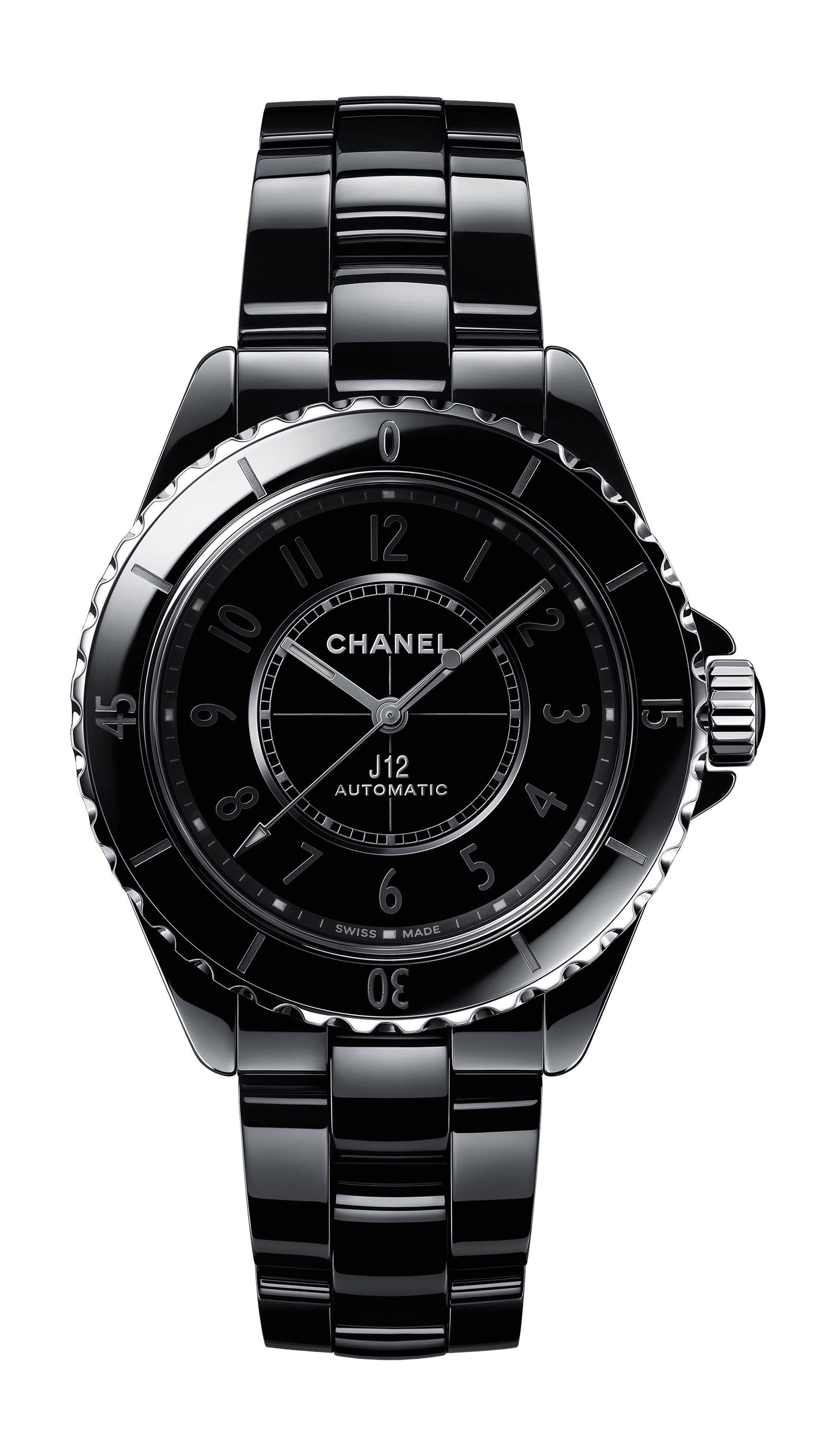 Chanel J12 Phantom Watch luxury timepiece - detailed view
