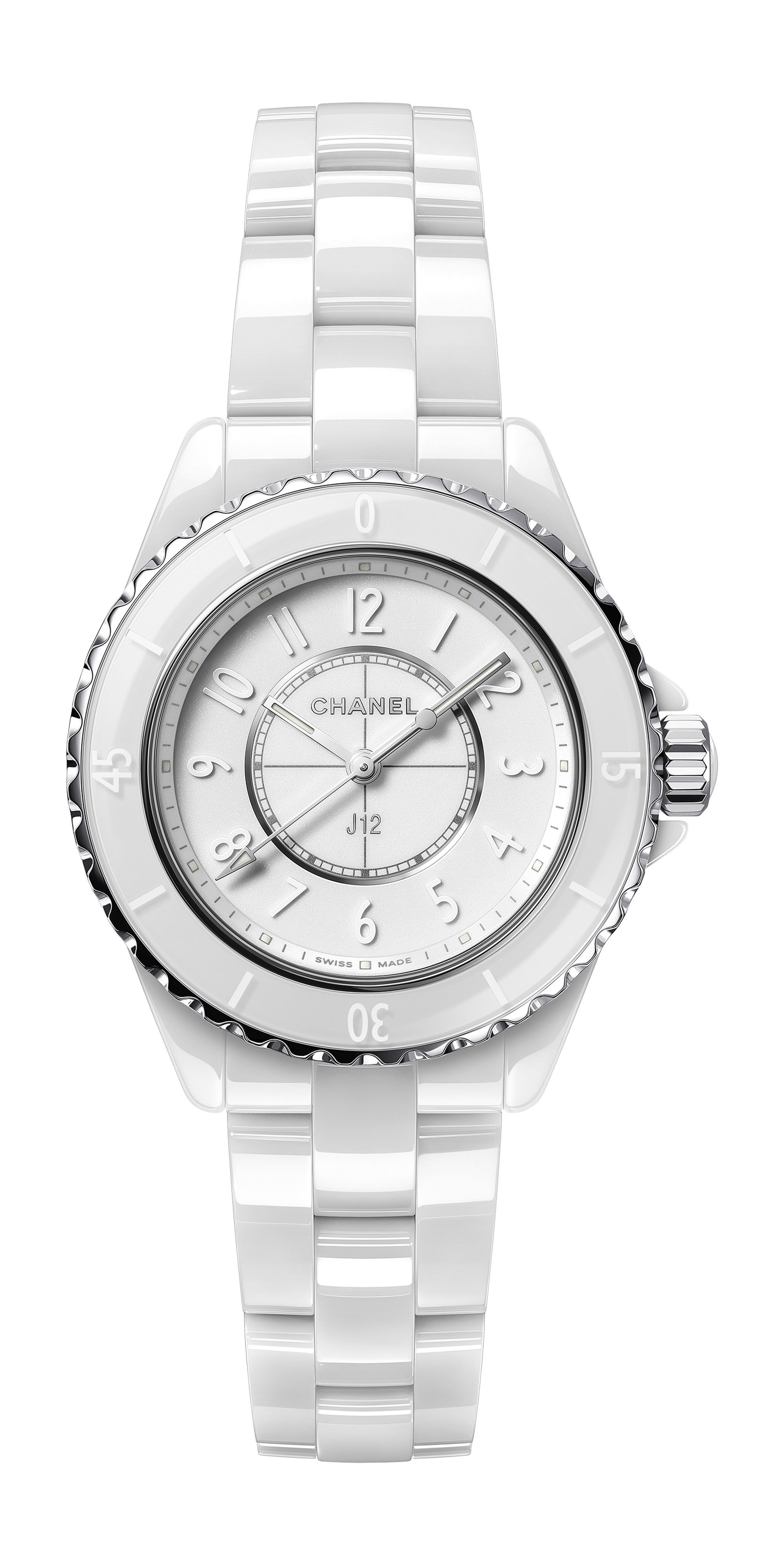 Chanel J12 Phantom Watch luxury timepiece - detailed view