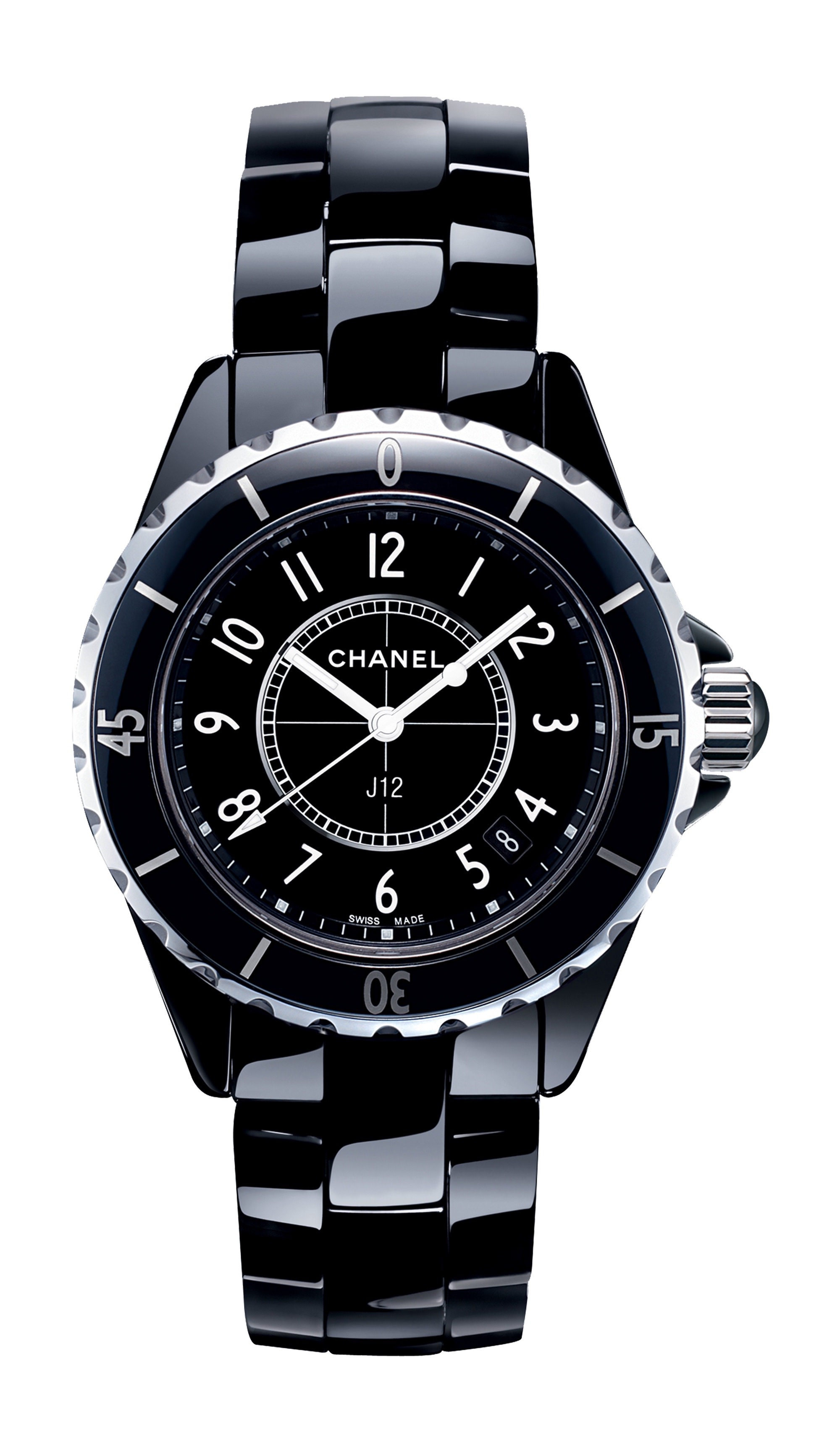 Chanel J12 Watch luxury timepiece - detailed view